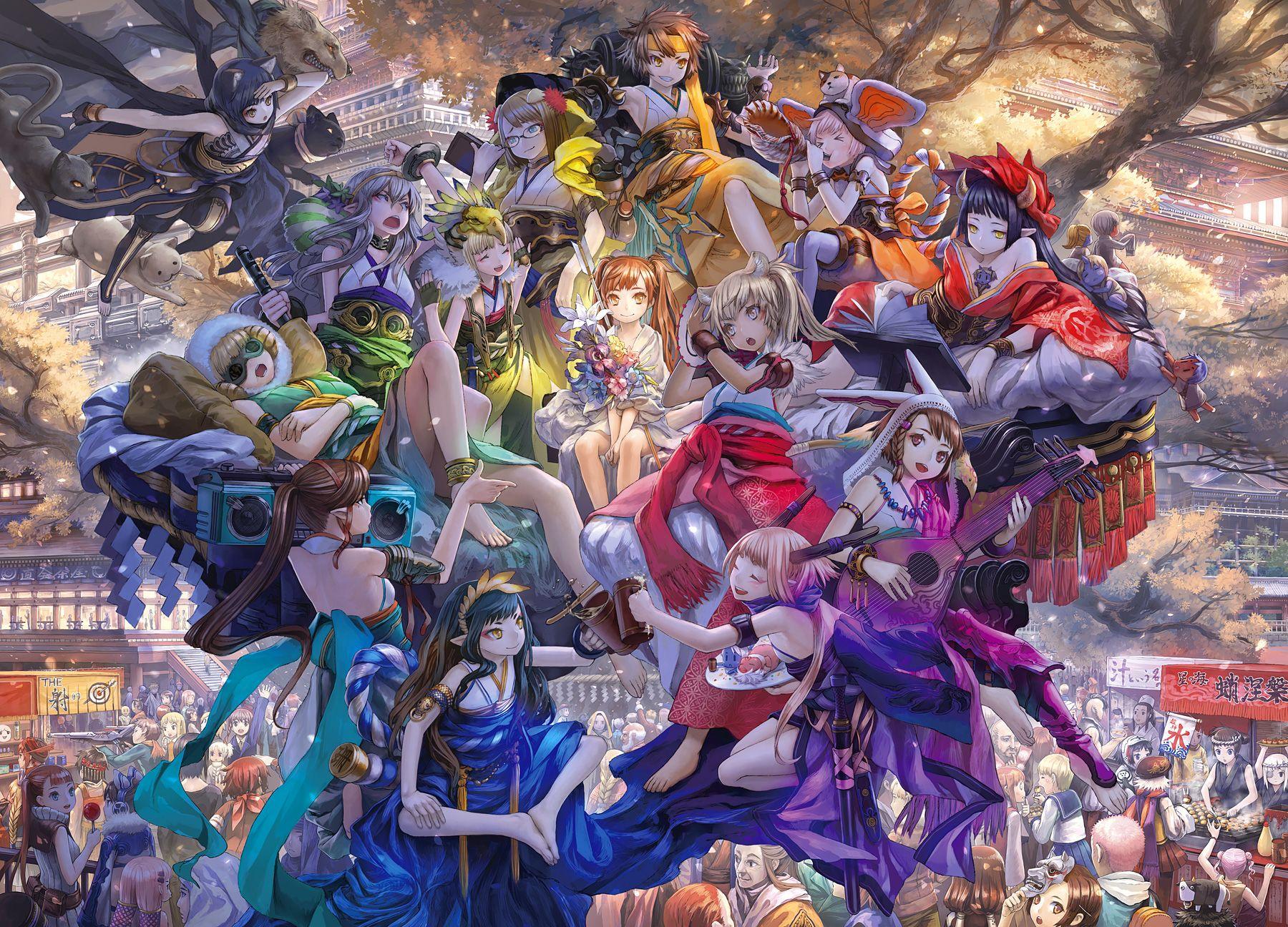 1800x1296 Chinese Zodiac Anime Image Board