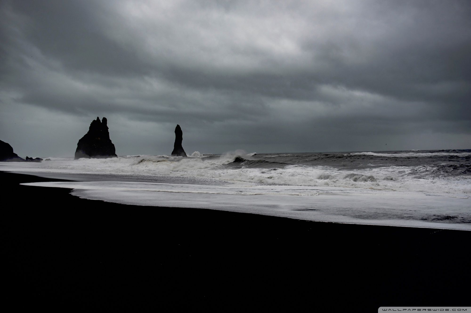 2000x1333 Rough Sea, Stormy Weather Ultra HD Desktop Background Wallpaper for 4K UHD TV : Widescreen & UltraWide Desktop & Laptop : Tablet