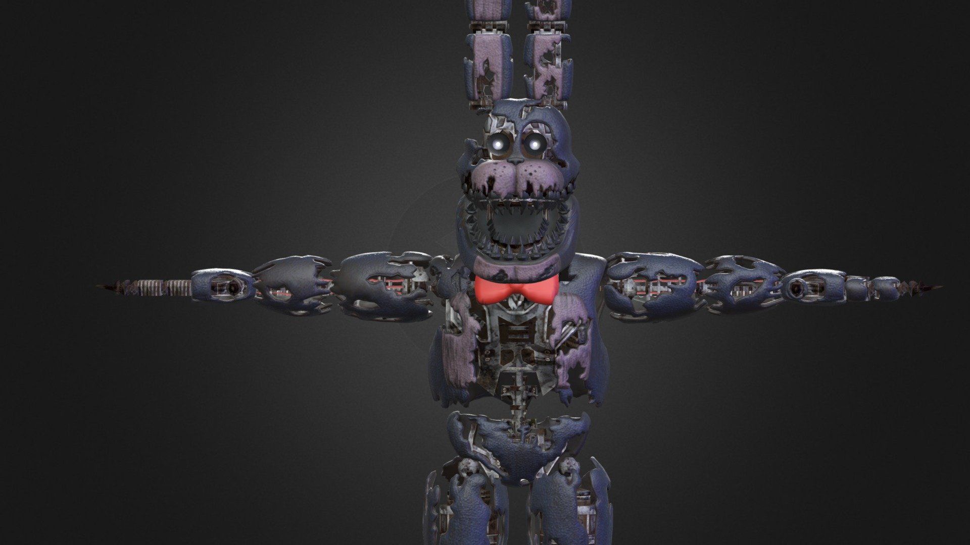 1920x1080 Nightmare Bonnie FNaF: Help wanted Free 3D model by RandomFnafUserlol [afa1b11]