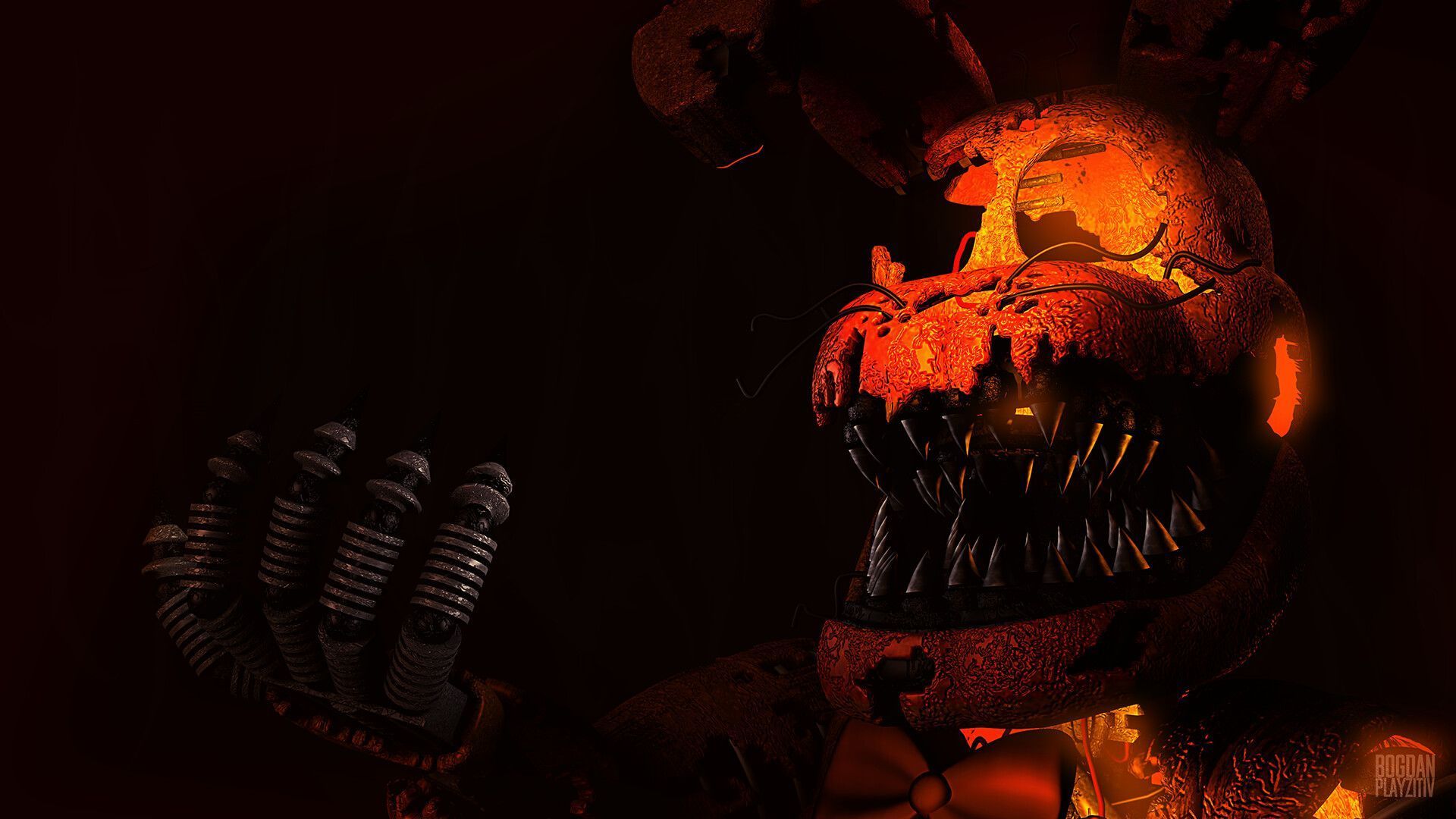 1920x1080 Nightmare Halloween Bonnie