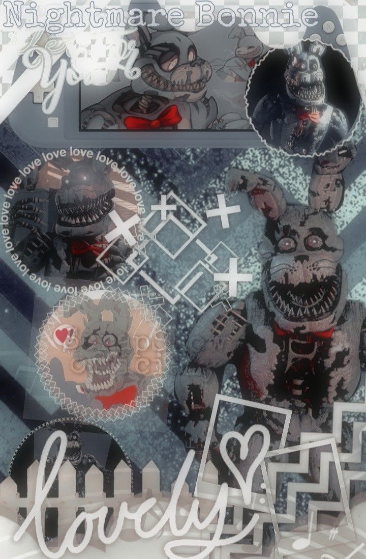 720x1098 Nightmare Bonnie.. Wallpaper FNAF.. FNAF4.. The Nightmares.. . Fnaf wallpaper, Fnaf art, Fnaf