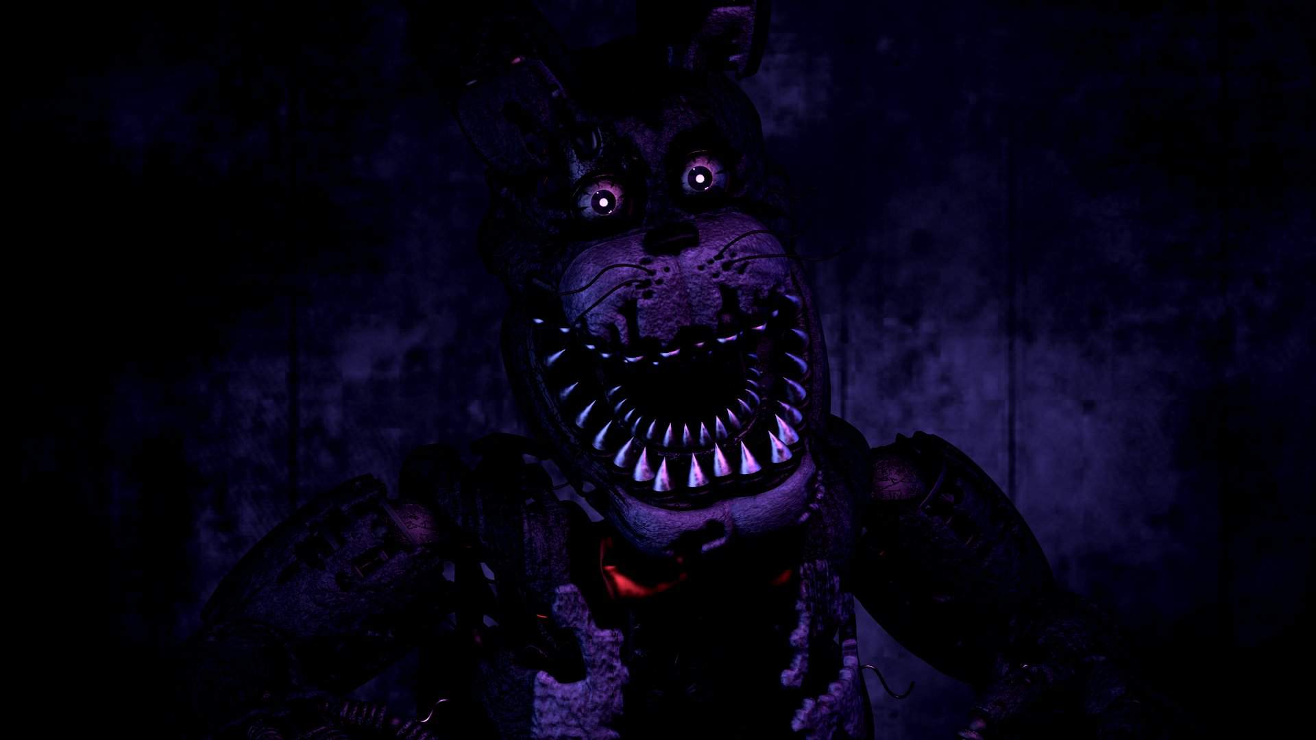 1920x1080 Nightmare Bonnie- Cinema 4D Render. Five Nights At Freddy's Amino