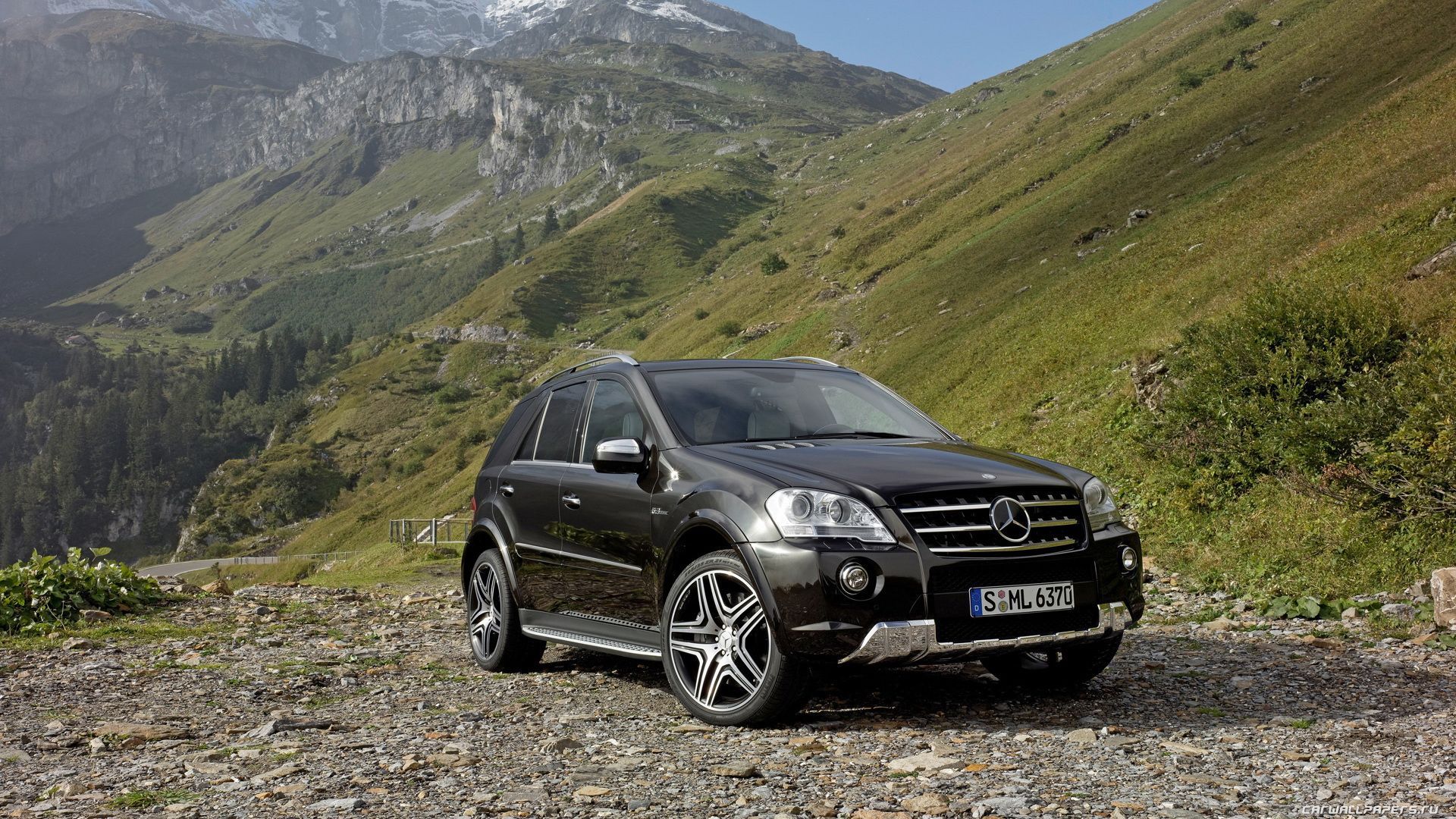 1920x1080 Обои на рабочий стол автомобили Mercedes Benz ML63 AMG Performance Studio