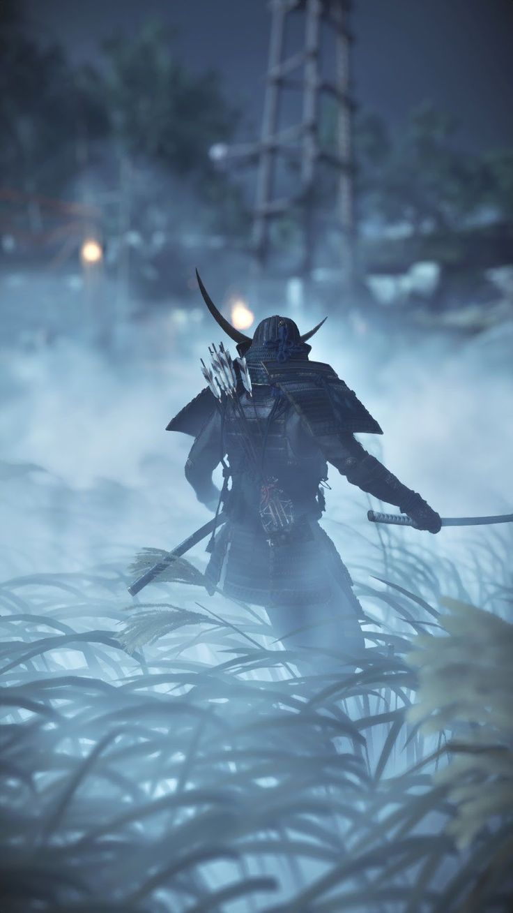 736x1308 Ghost of Tsushima. Samurai wallpaper, Japanese art samurai, Ghost of tsushima