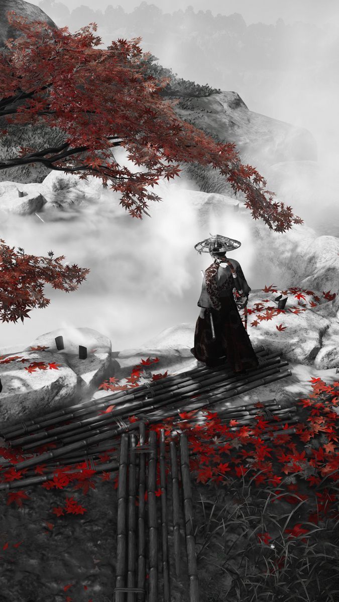 675x1200 Ghost of Tsushima. Samurai guerreiro, Samurai, Animes wallpaper