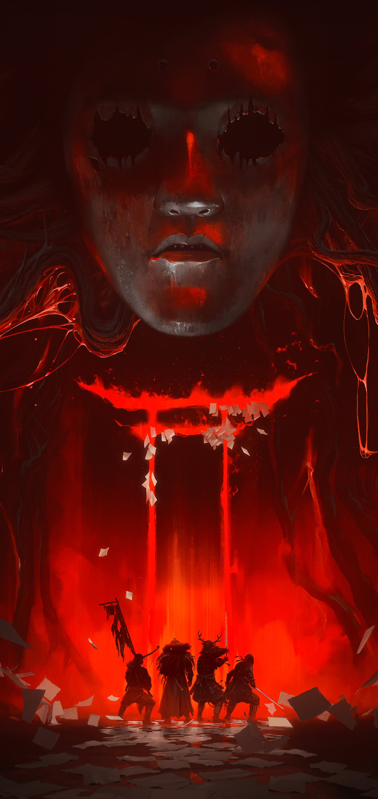 1220x2577 Ghost of Tsushima wallpaper