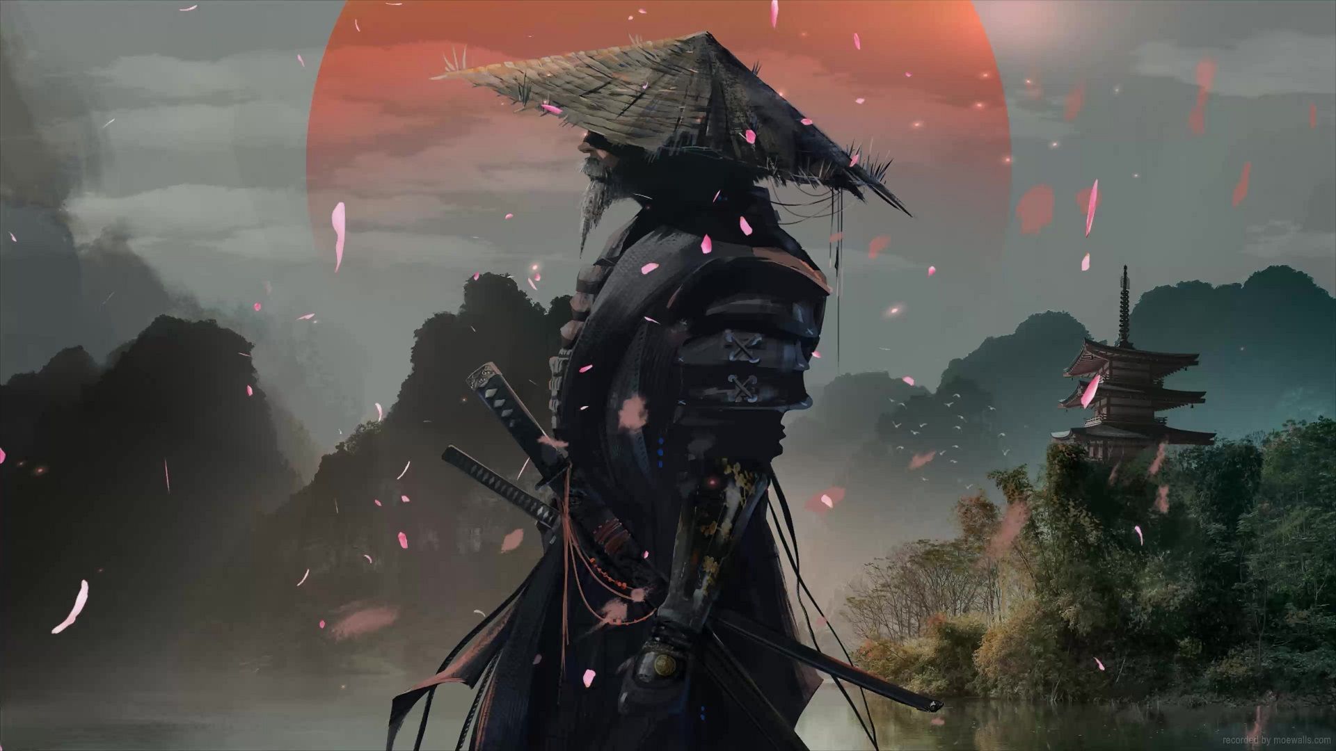 1920x1080 Old Japanese Samurai Live Wallpaper