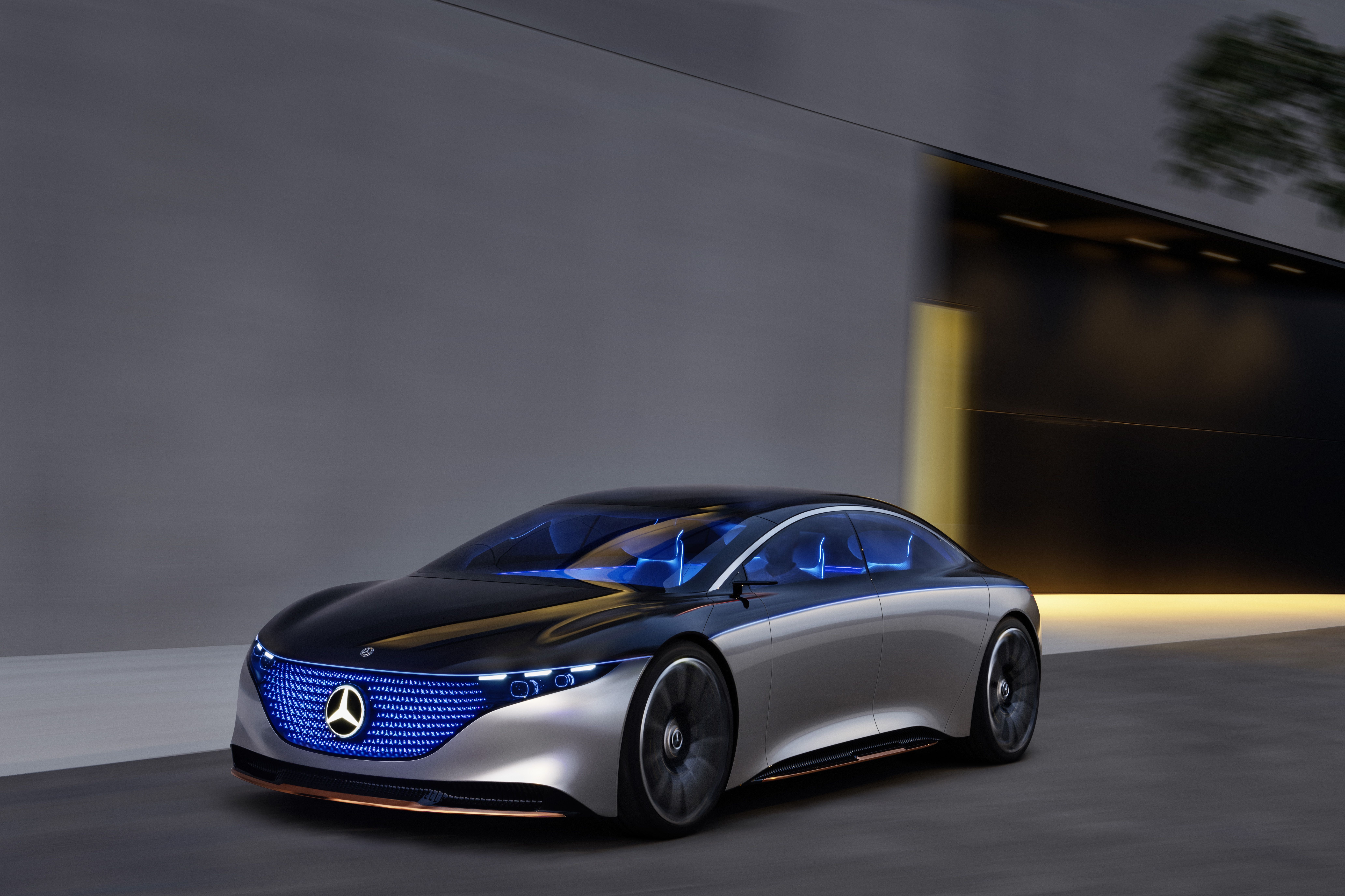 8256x5504 Vehicles Mercedes Benz Vision EQS 8k Ultra HD Wallpaper