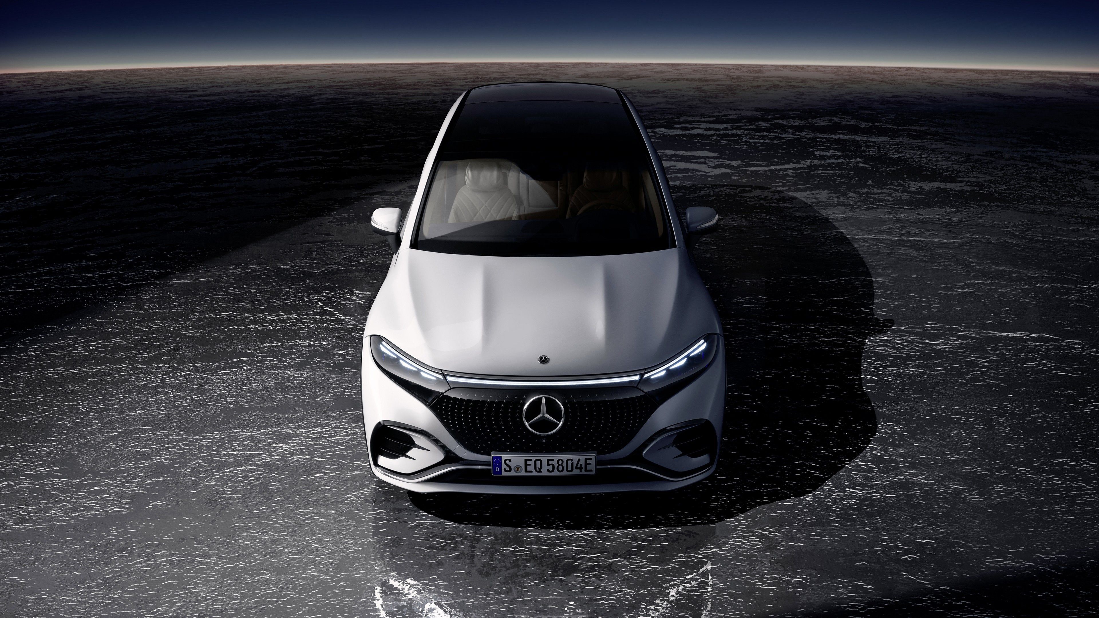 3840x2160 Mercedes Benz EQS SUV AMG Line 2022 4K Wallpaper Car Wallpaper