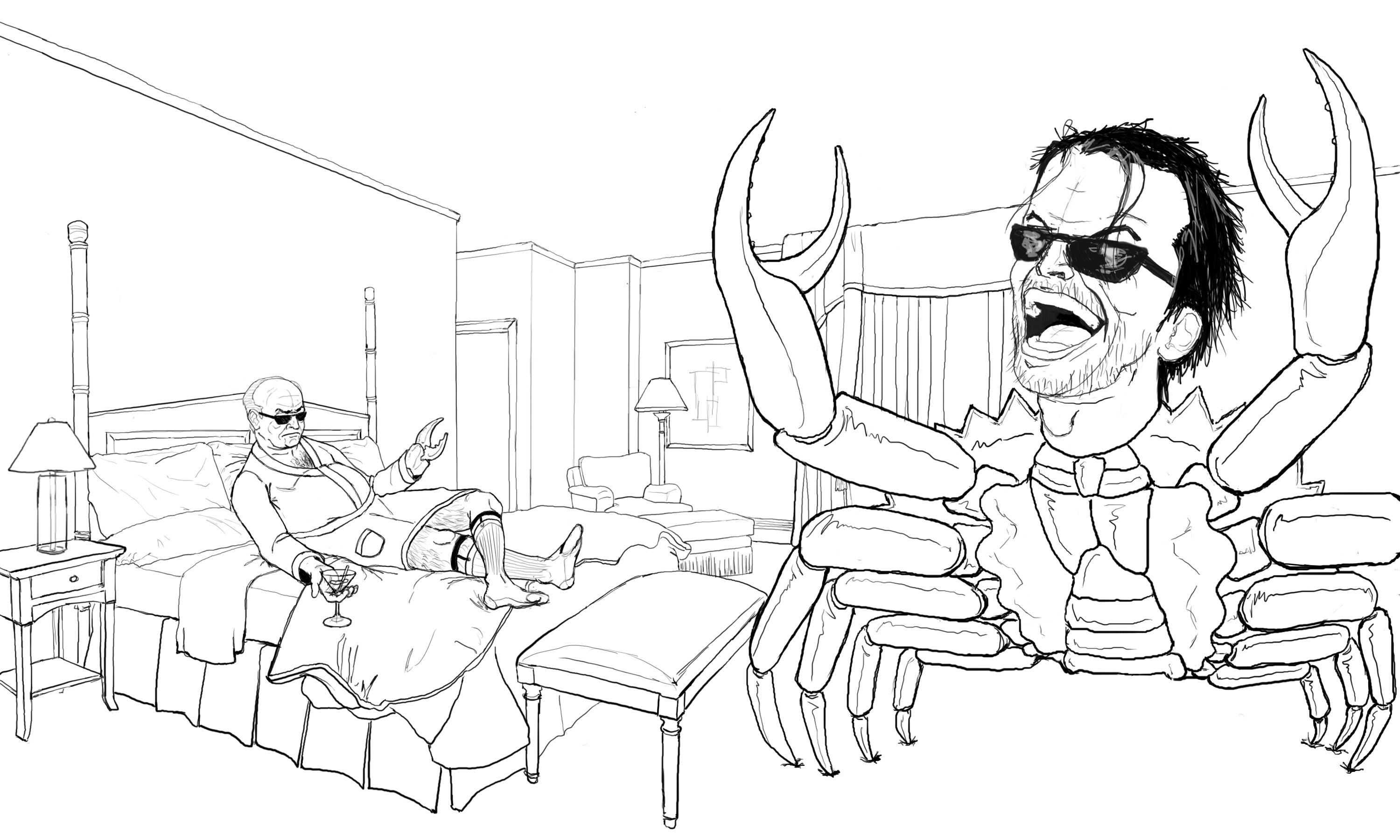 3000x1800 Video Game Crab Nicholson Extreme Sleepover HD Wallpaper