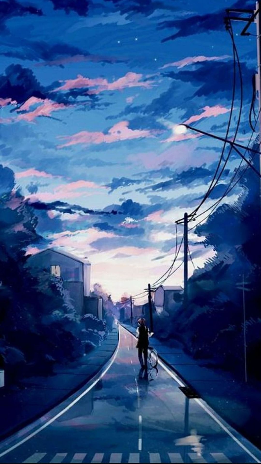 1080x1920 Anime Scenery Wallpaper