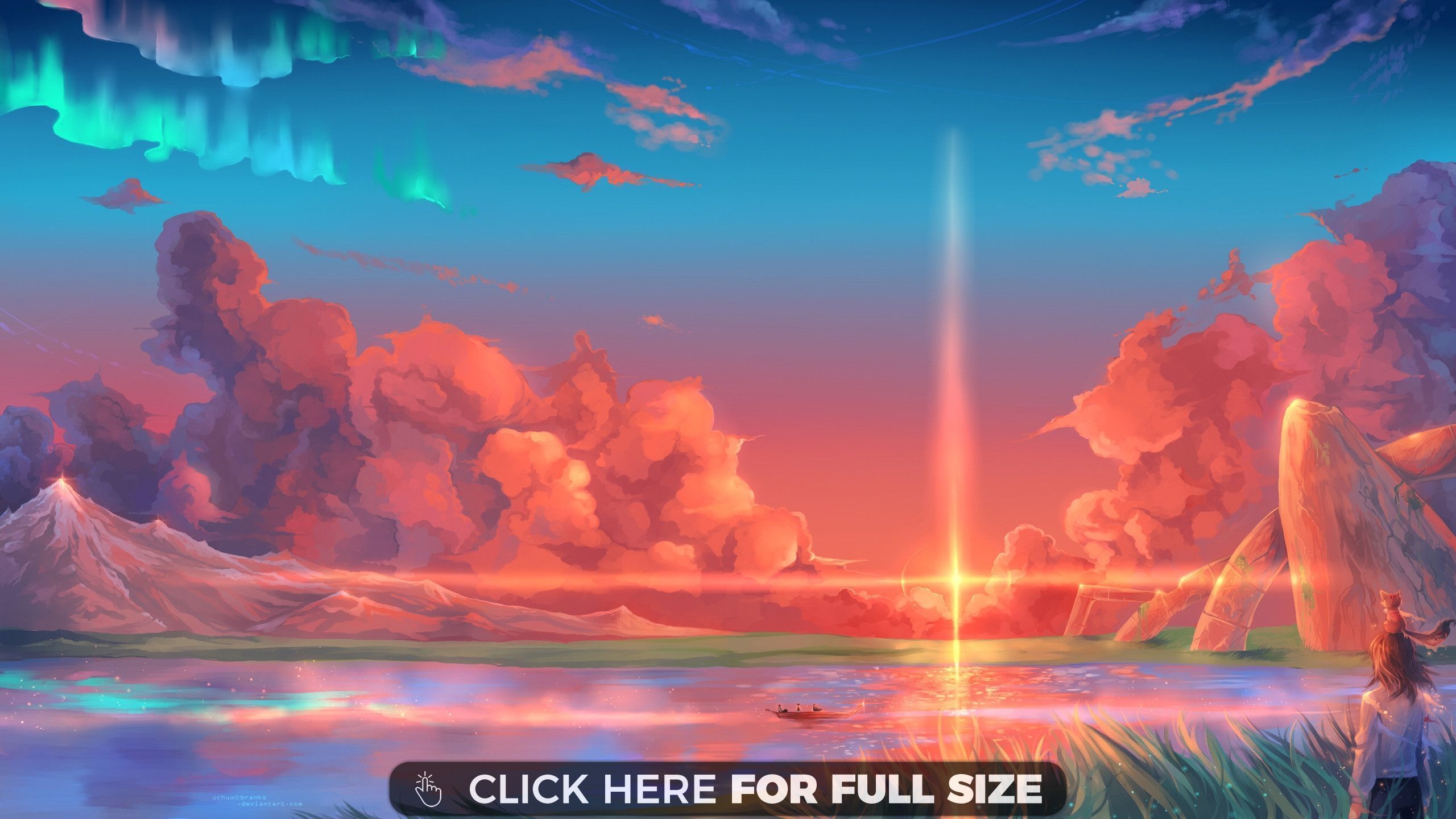 2560x1440 Beautiful Anime Scenery HD wallpaper. Anime scenery wallpaper, Landscape wallpaper, Nature wallpaper