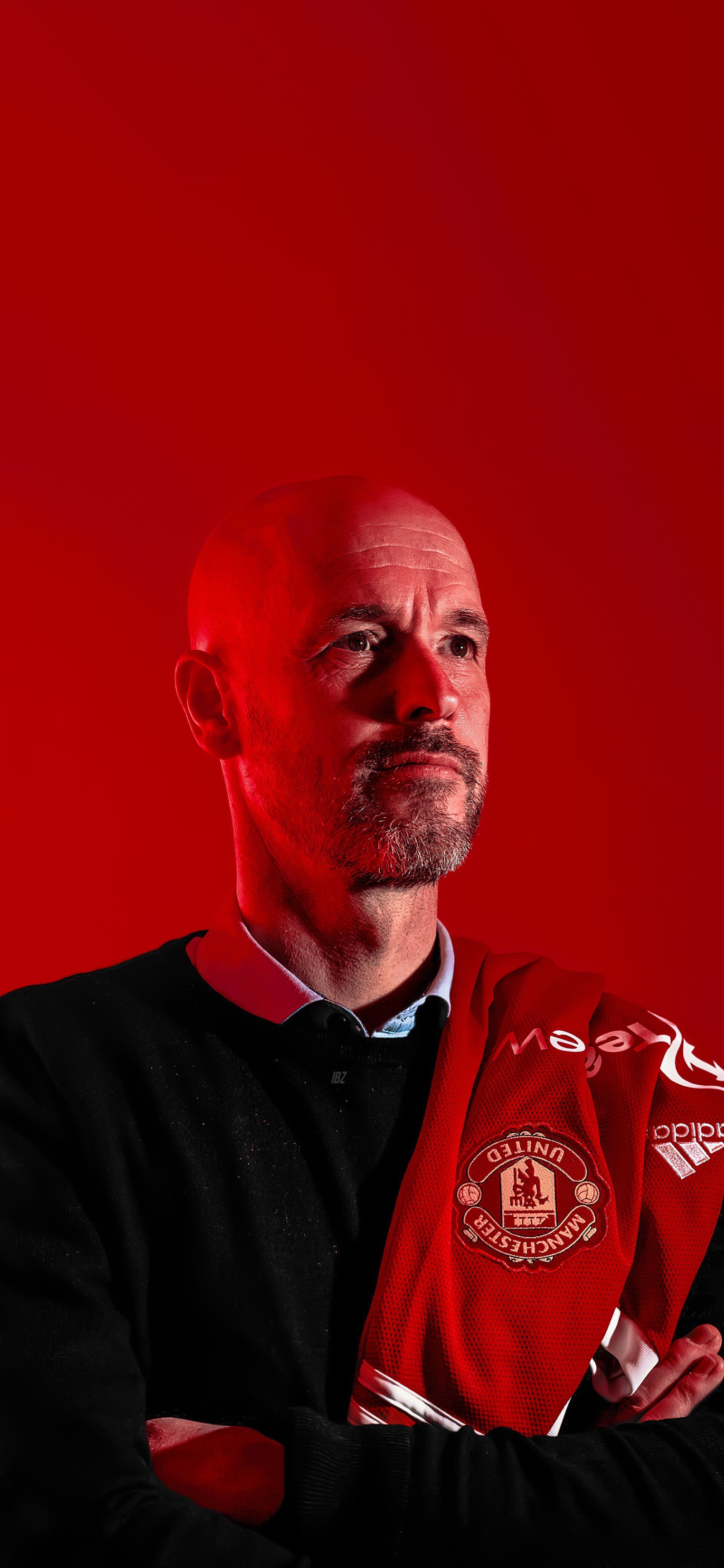1890x4096 بزبلو. on X: 4K #Wallpaper. Erik ten Hag #ManUtd ❤️‍