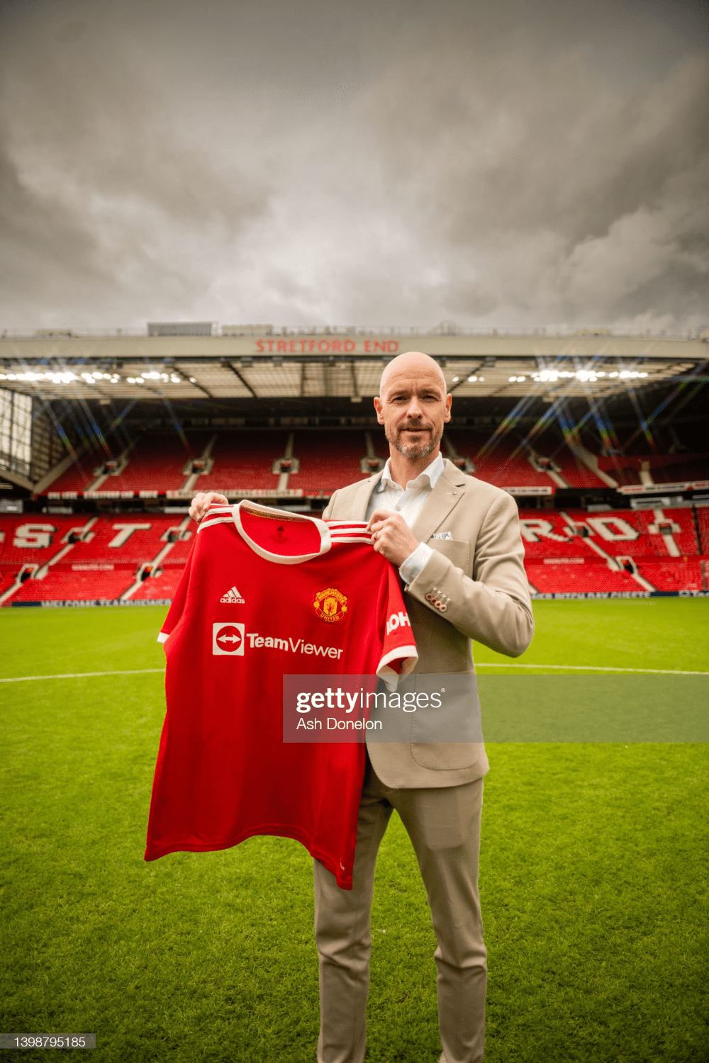 1000x1500 Manager Erik ten Hag of Manchester United poses at Old Trafford on. Manchester united, Manchester derby, Manchester united football club