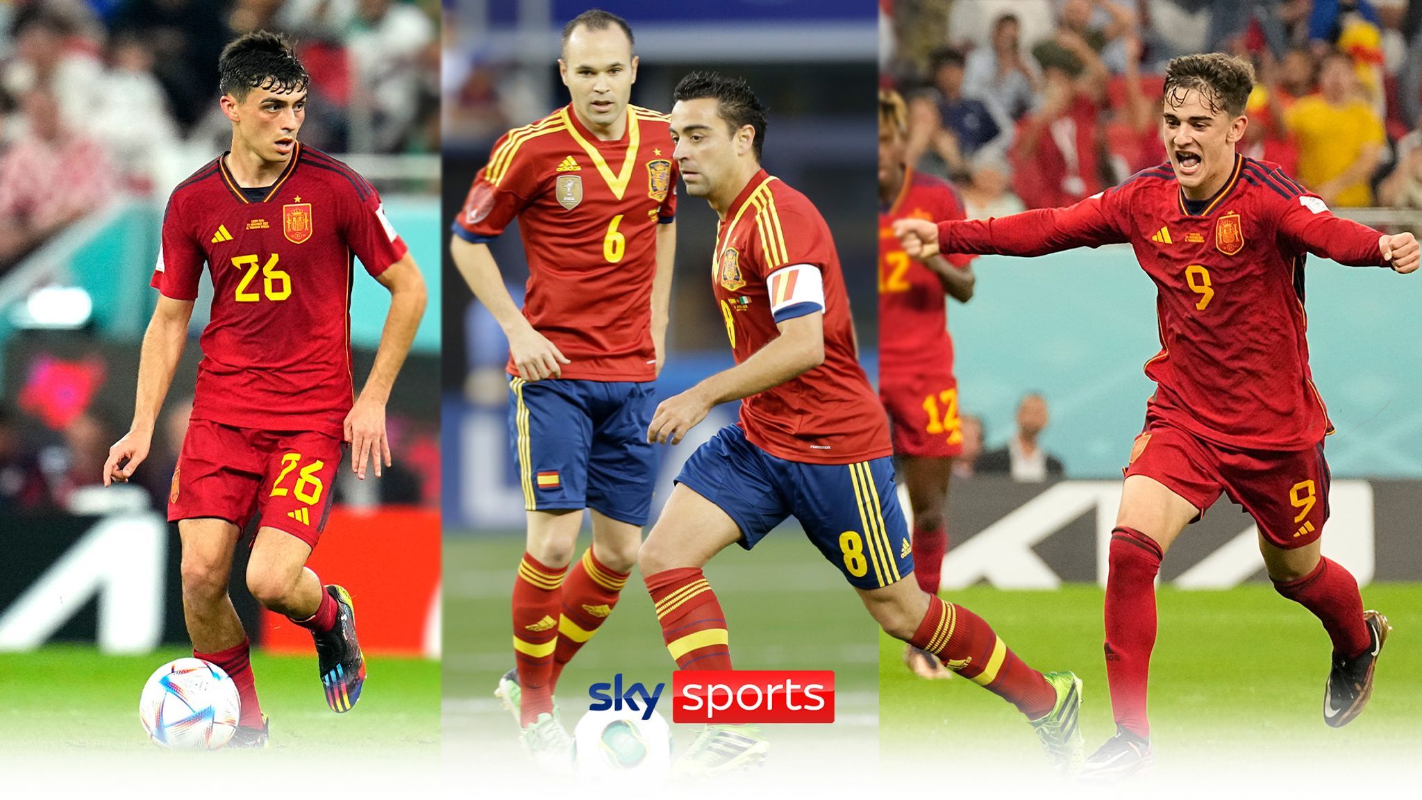 2048x1152 Pedri and Gavi evoke memories of Xavi Hernandez and Andres Iniesta in Spain rout Cup hits and misses
