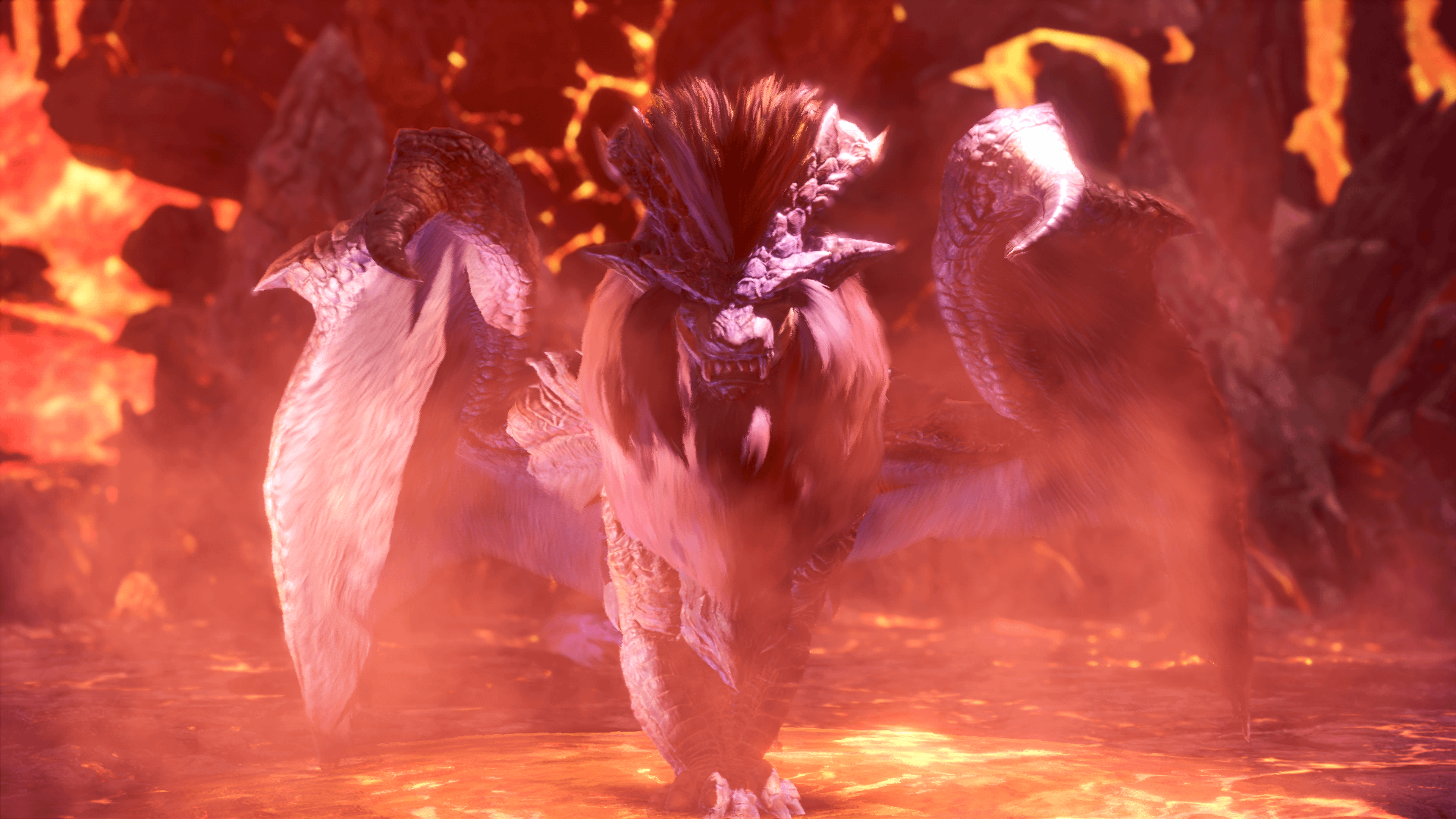 3840x2160 Thought I would share my favourite screenshot of Teostra. Makes for a nice wallpaper
