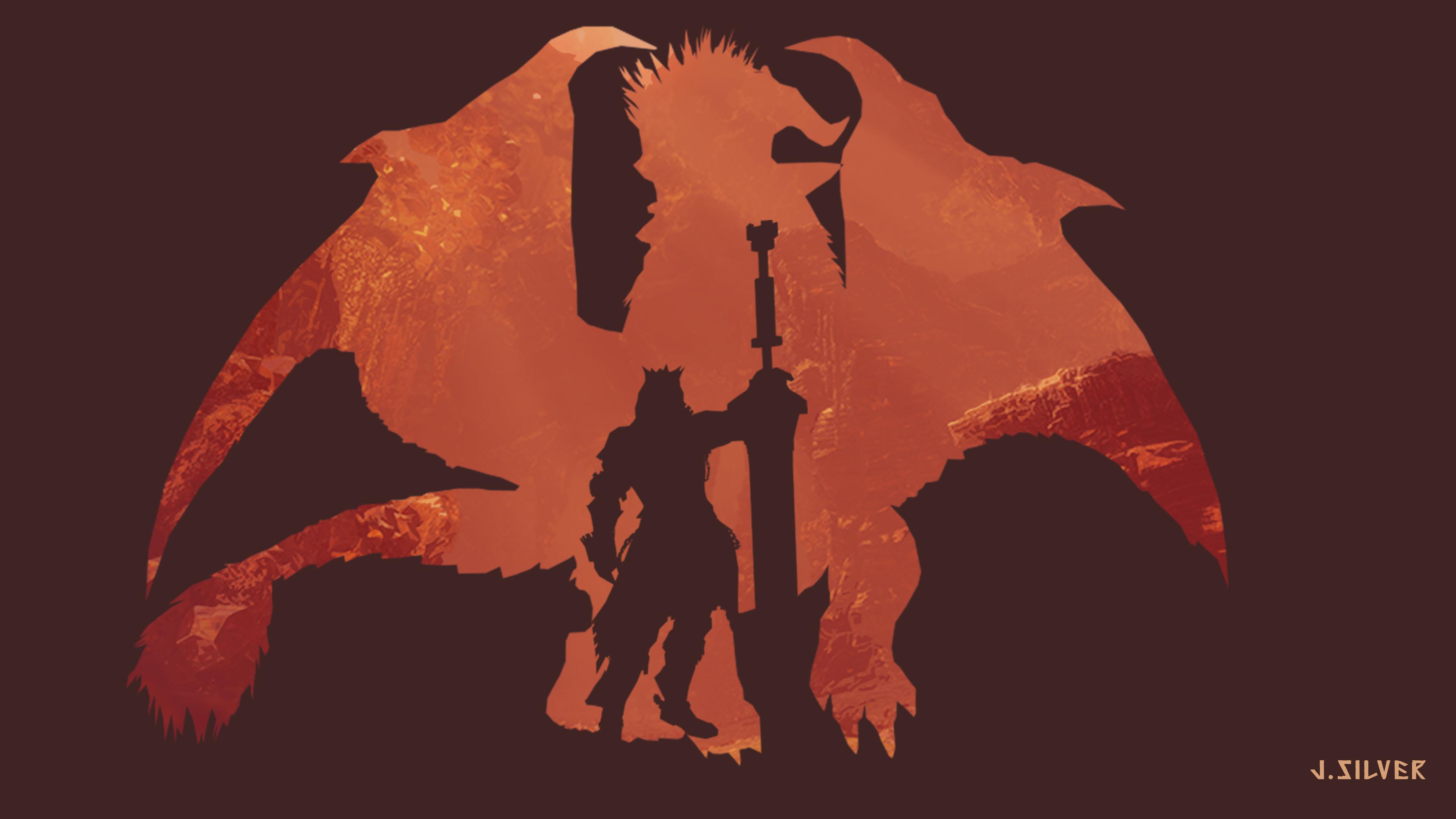 3840x2160 Teostra GreatSword wallpaper. by: myself