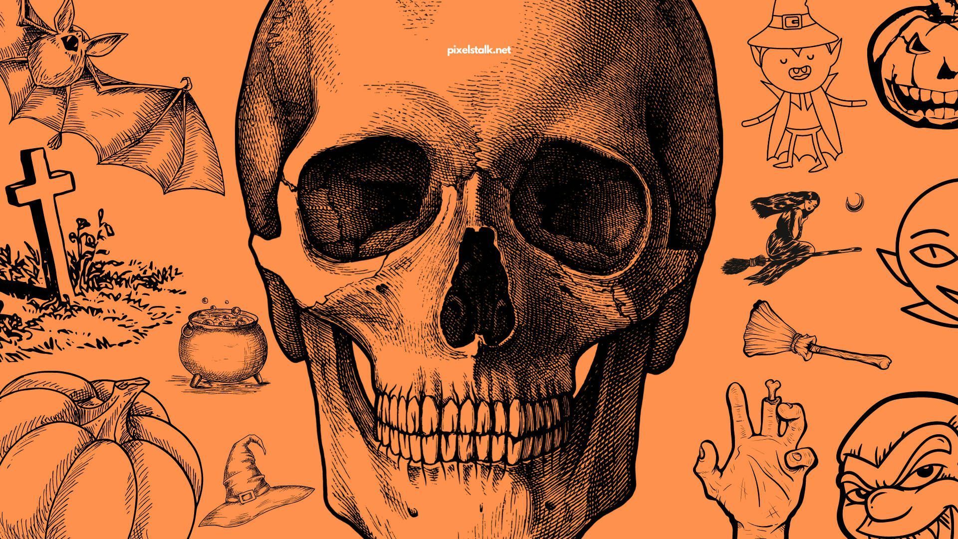 1920x1080 Vintage Halloween Background