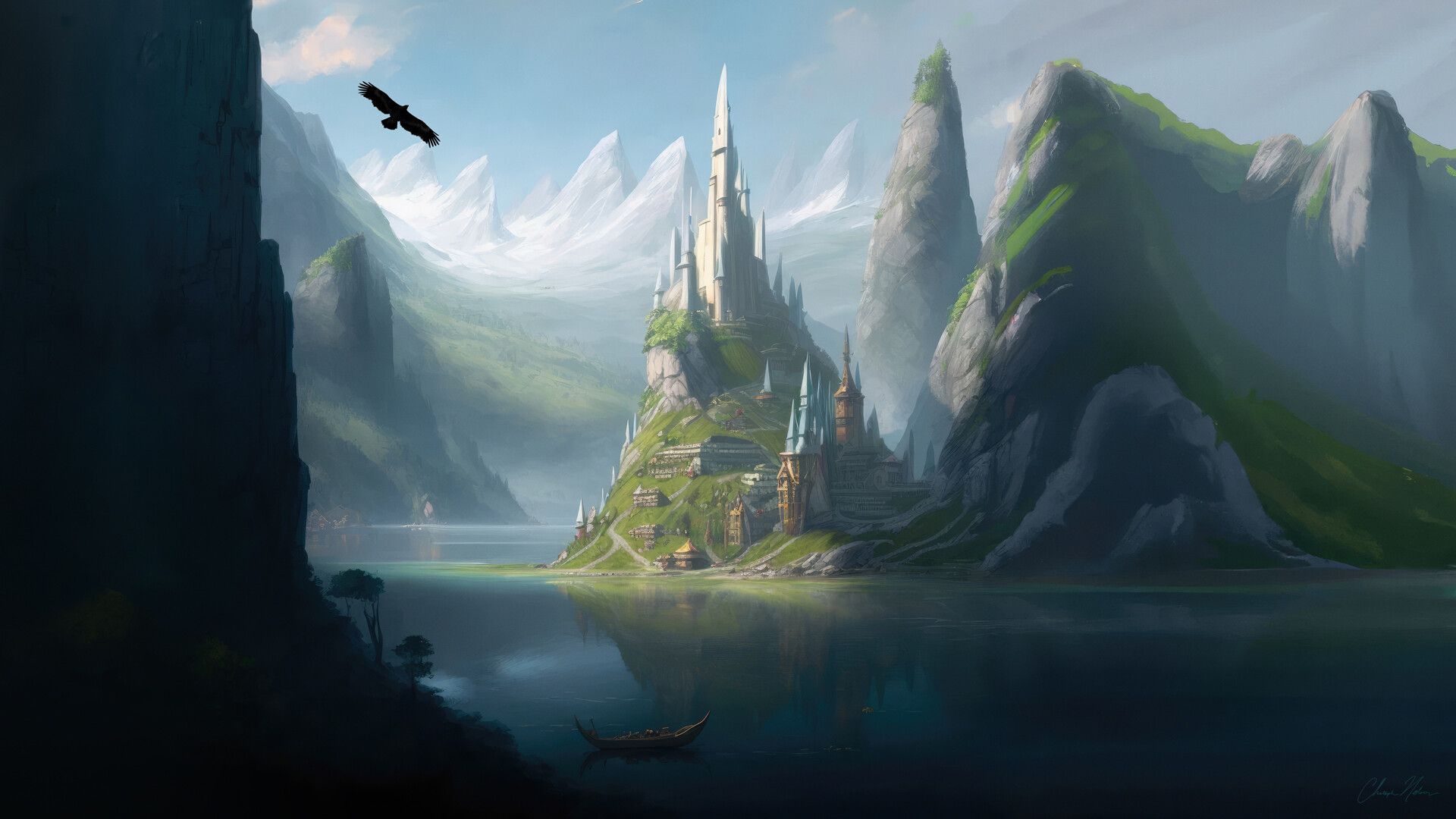 1920x1080 Minas Tirith of Beleriand