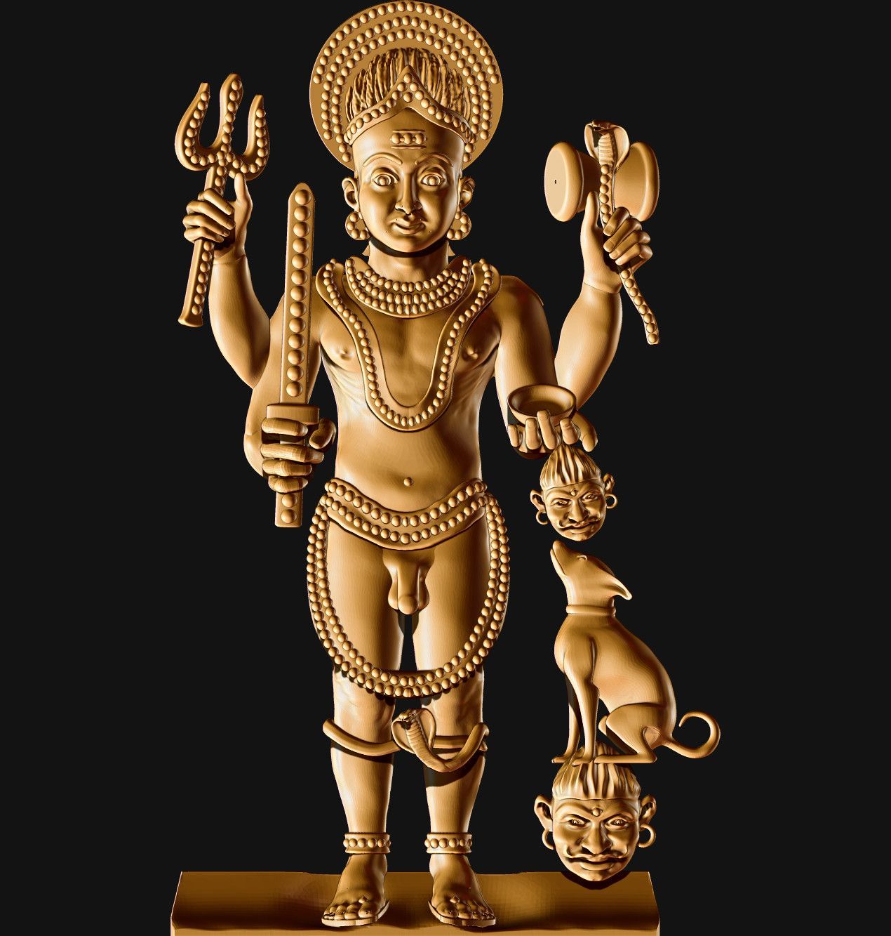 1270x1333 Lord Kala Bhairava