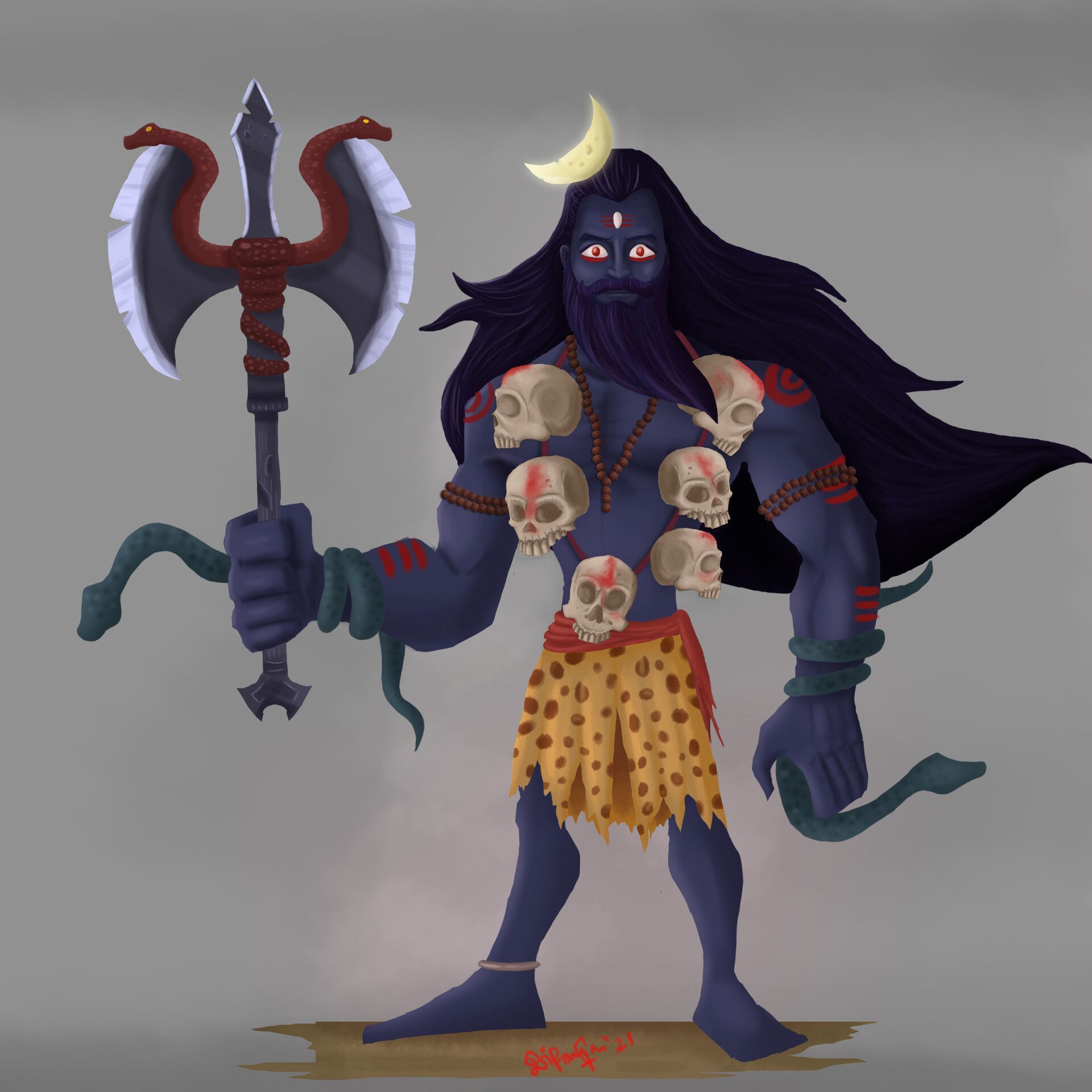 1920x1920 Kaal Bhairava