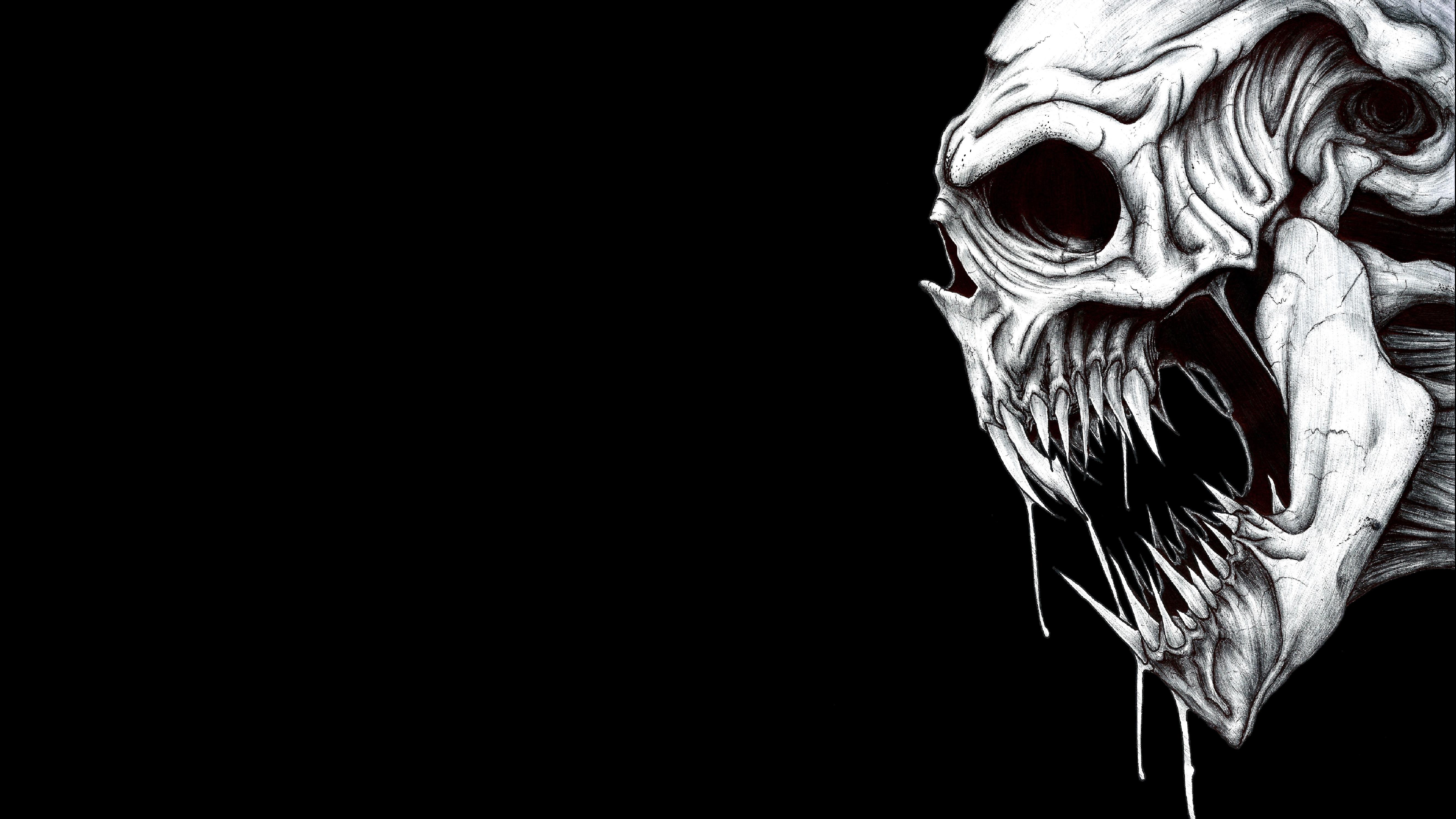 5300x2981 Skull image (50 wallpaper)