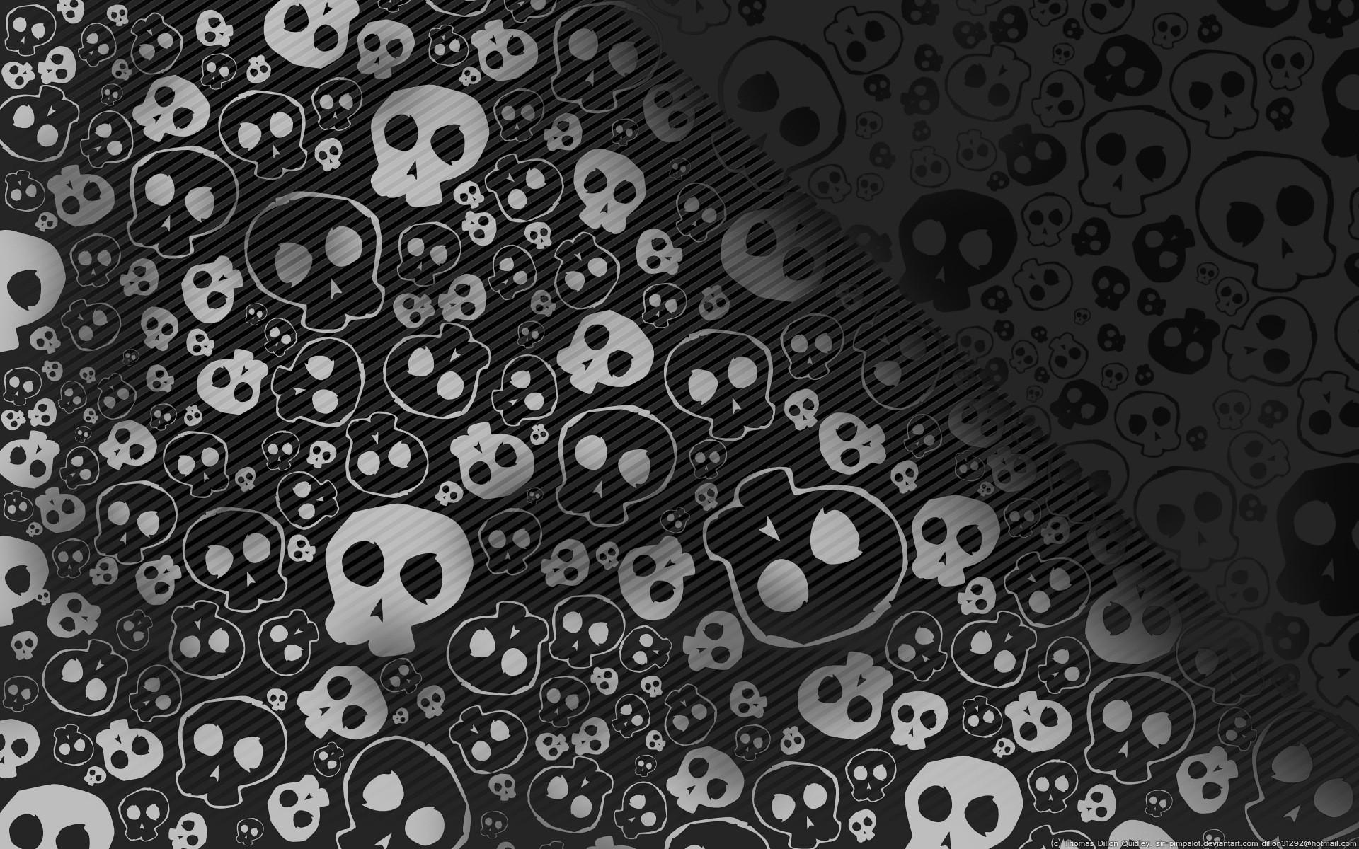 1920x1200 Download the Grey Scale Skulls Wallpaper, Grey Scale Skulls iPhone