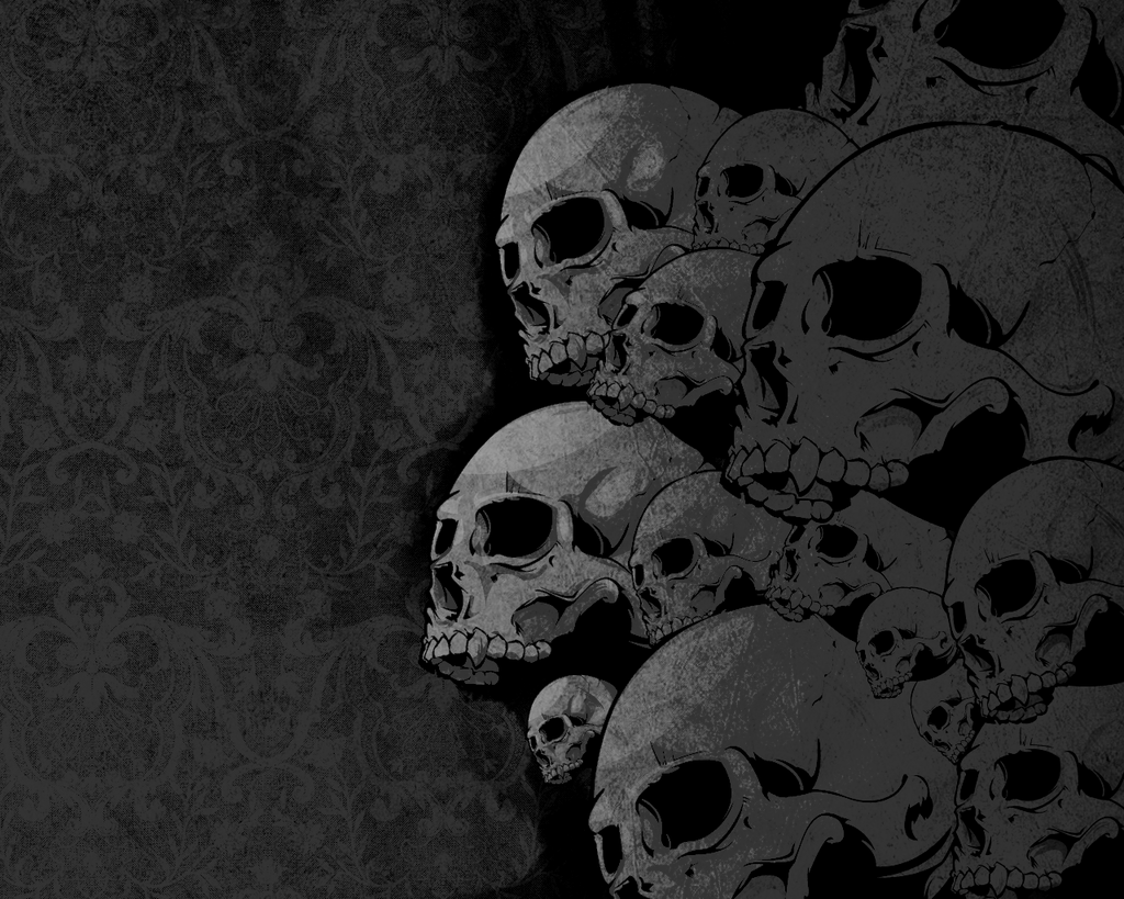 1024x819 Black Skull Wallpaper. emo quotes. Skull