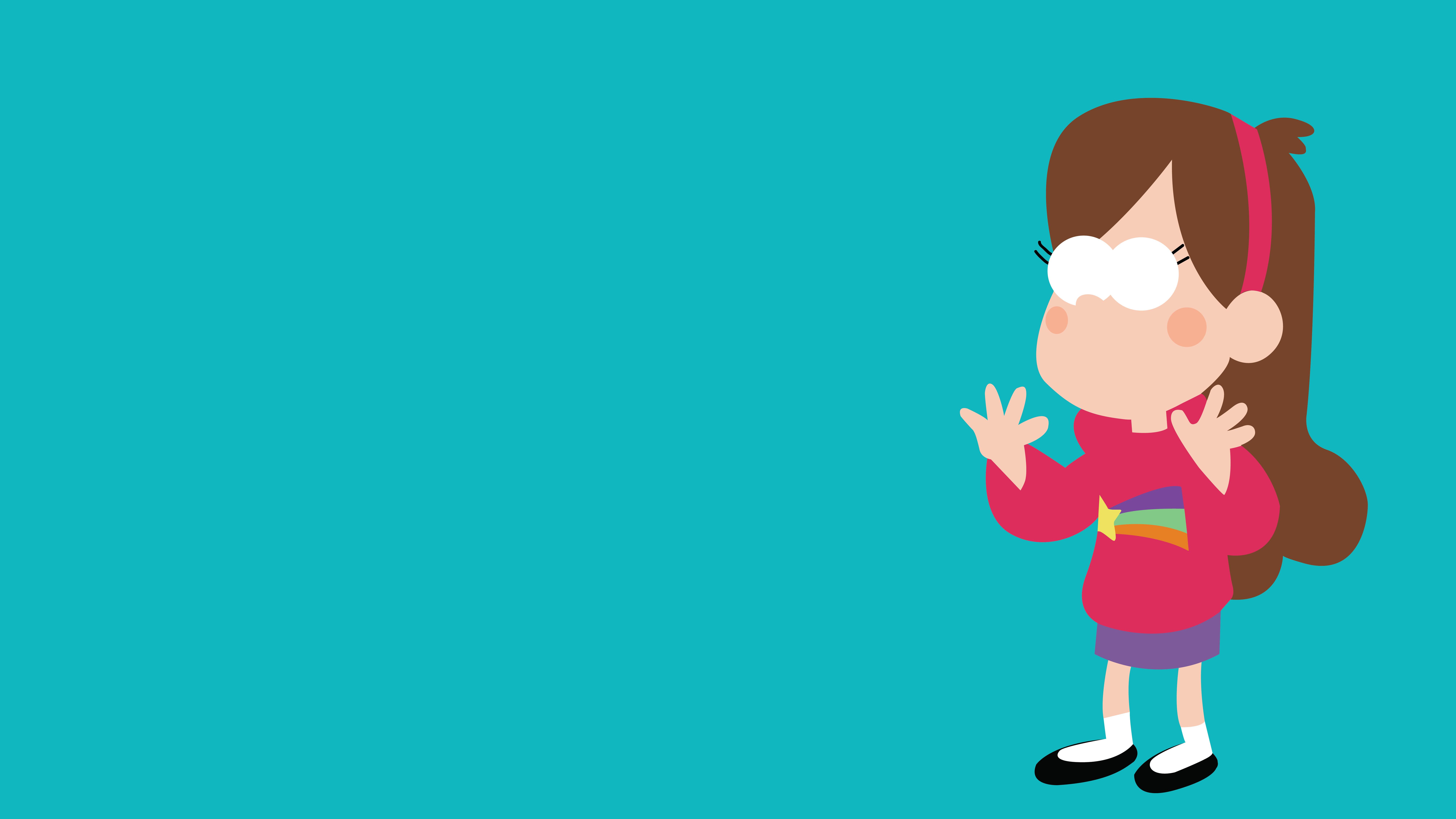 8000x4500 Mabel In Gravity Falls Hình nền tối giản 8k 5k HD 4k