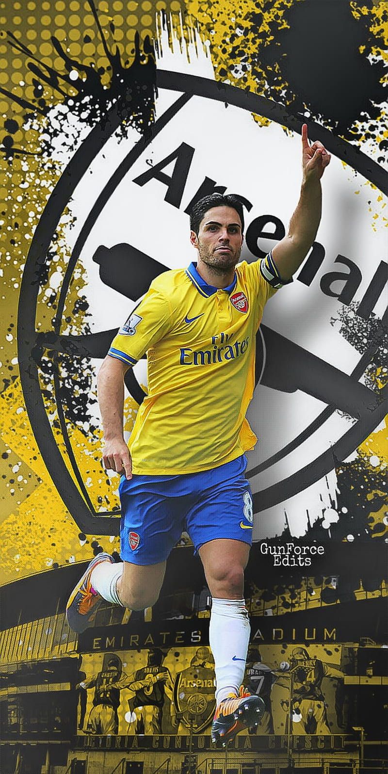 800x1596 HD arteta wallpaper