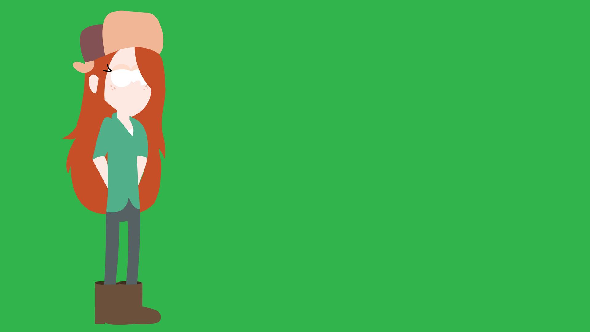 1920x1080 Wendy In Gravity Falls Minimalism Máy tính xách tay 8k Full HD 1080P