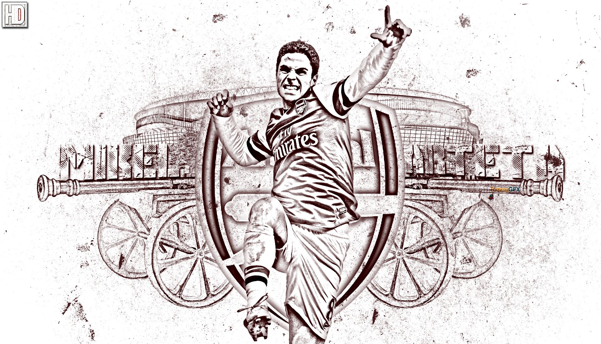 1920x1100 Sports Mikel Arteta HD Wallpaper