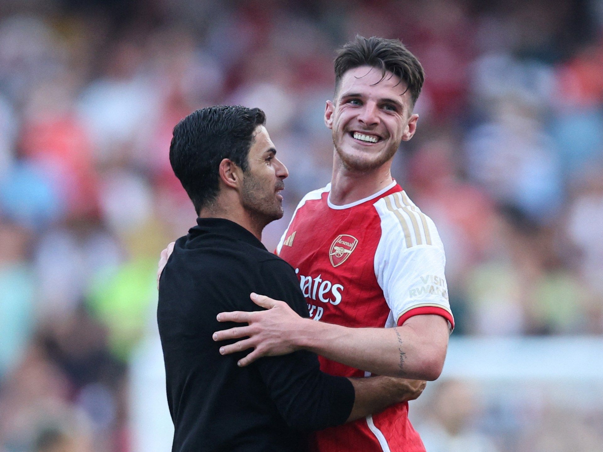 1920x1440 Declan Rice reveals hilarious item Mikel Arteta made him wear when he was 'nervous' on his first day at Arsenal. The US Sun