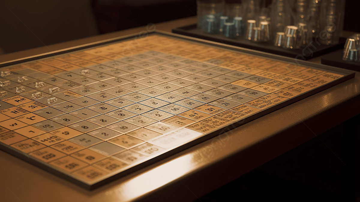 1200x673 Game Board With Some Periodic Elements Background, Picture Of Periodic Table Background Image And Wallpaper for Free Download