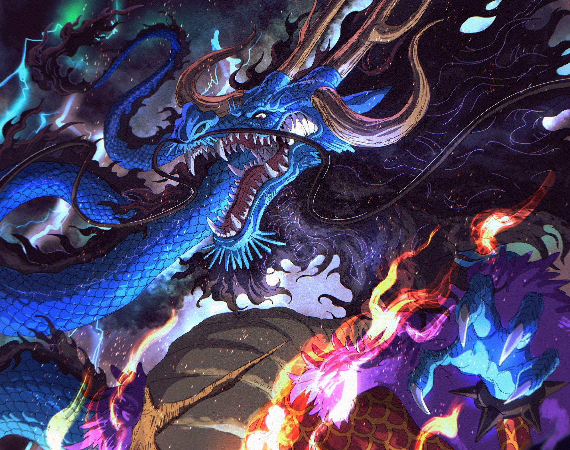 Kaido Dragon Wallpapers - Top Free Kaido Dragon Backgrounds ...