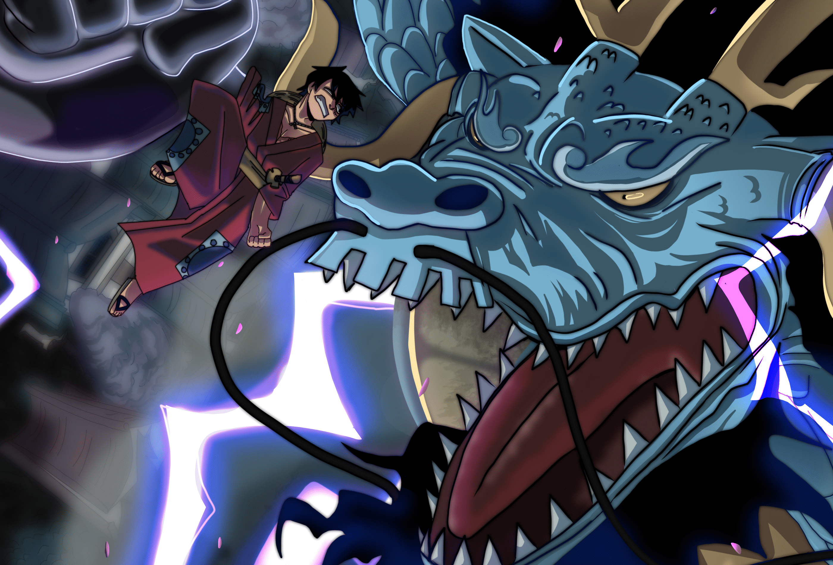 Kaido Dragon Wallpapers Top Free Kaido Dragon Backgrounds