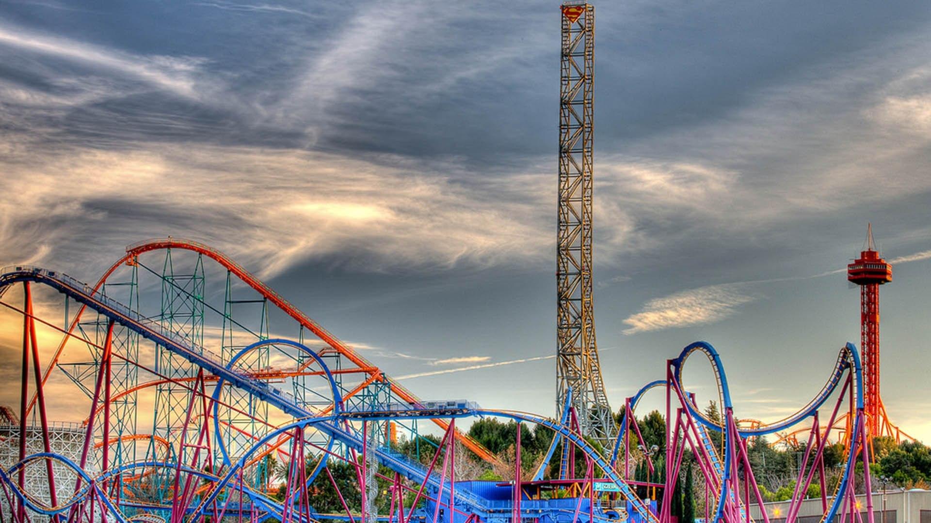 1920x1080 Six Flags Magic Mountain Wallpaper