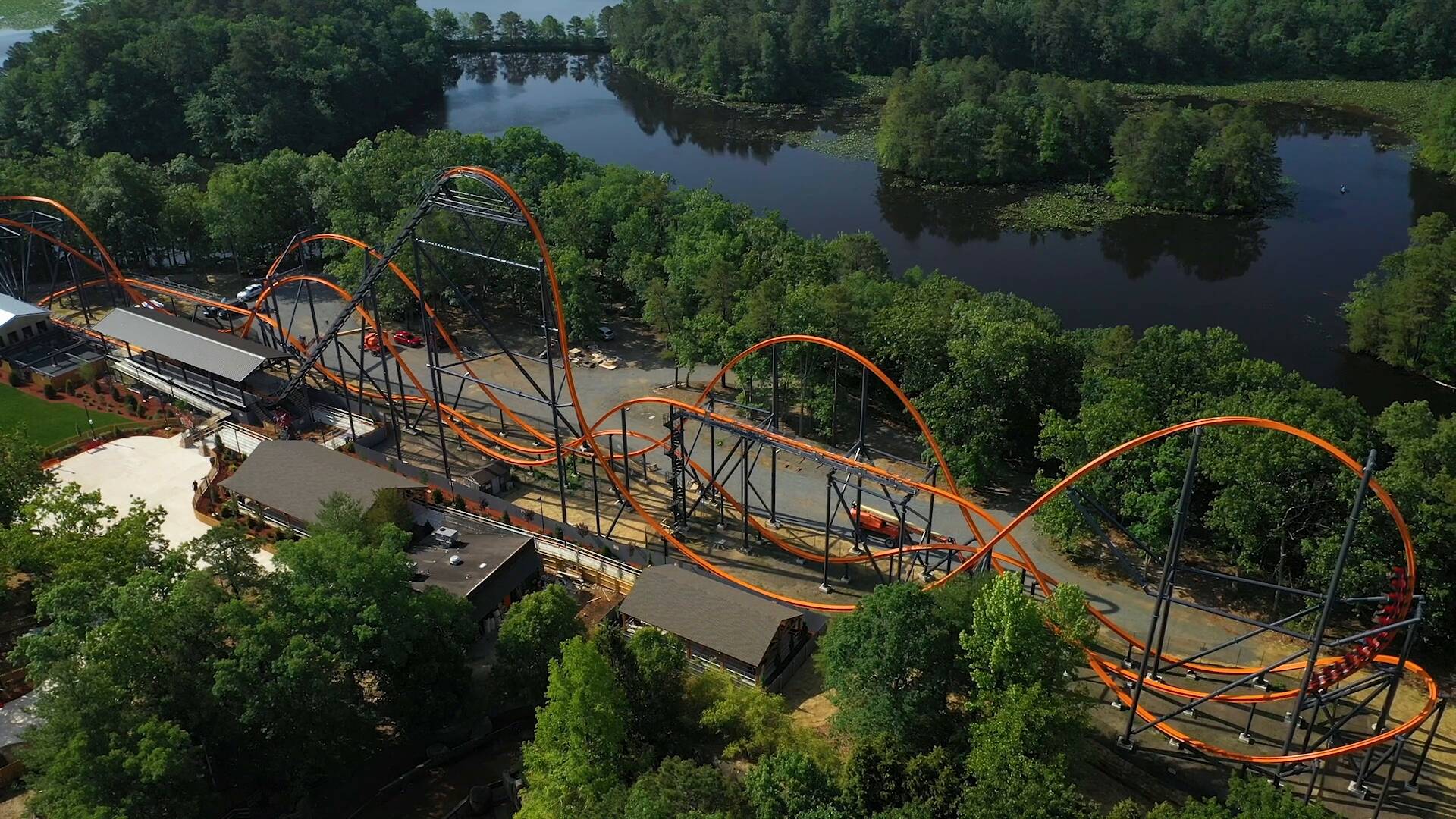 1920x1080 Jersey Devil Coaster Flags Great Adventure