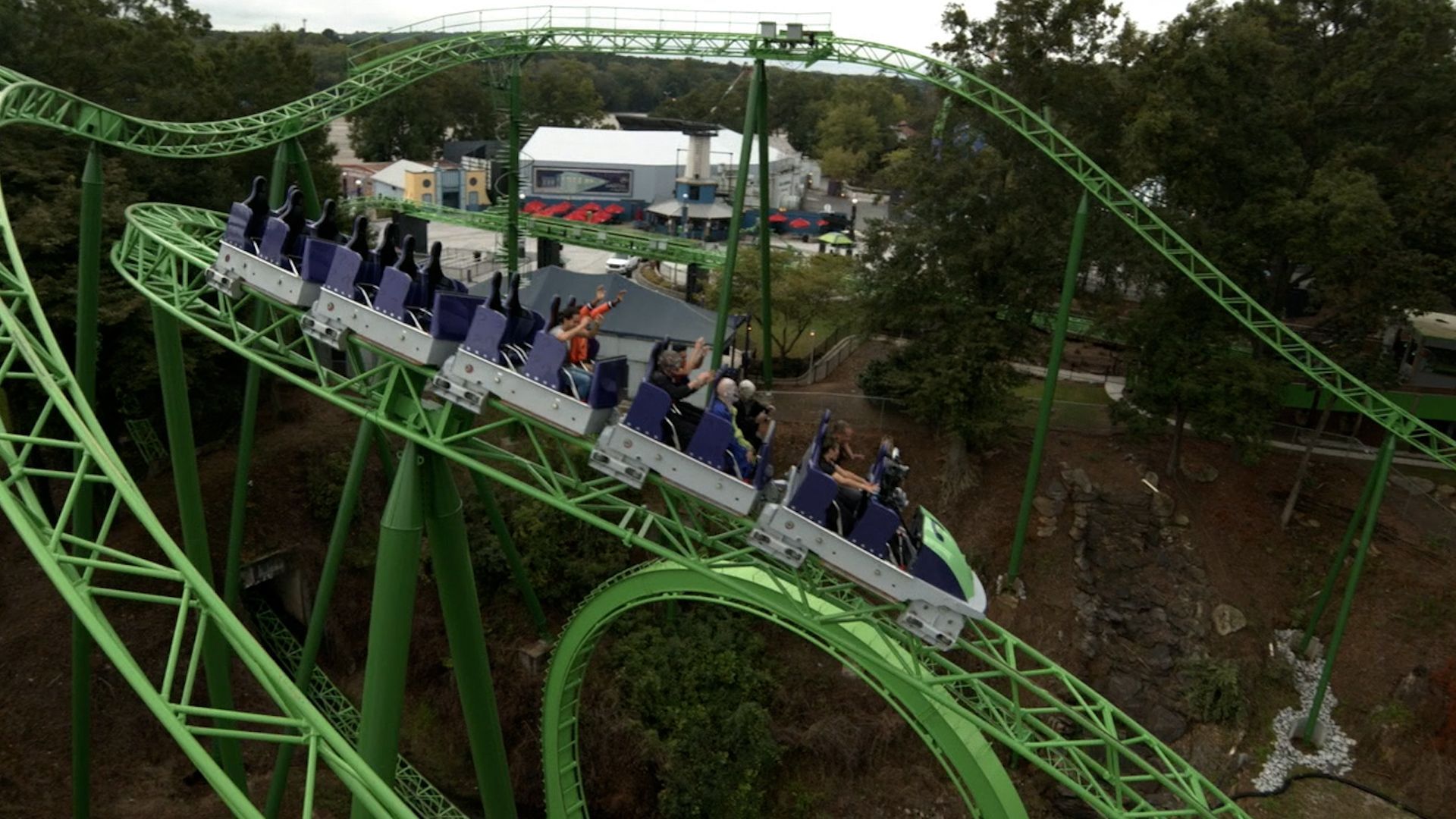1920x1080 COASTER CAM: Six Flags Over Georgia ride gets a makeover in time for Fright Fest
