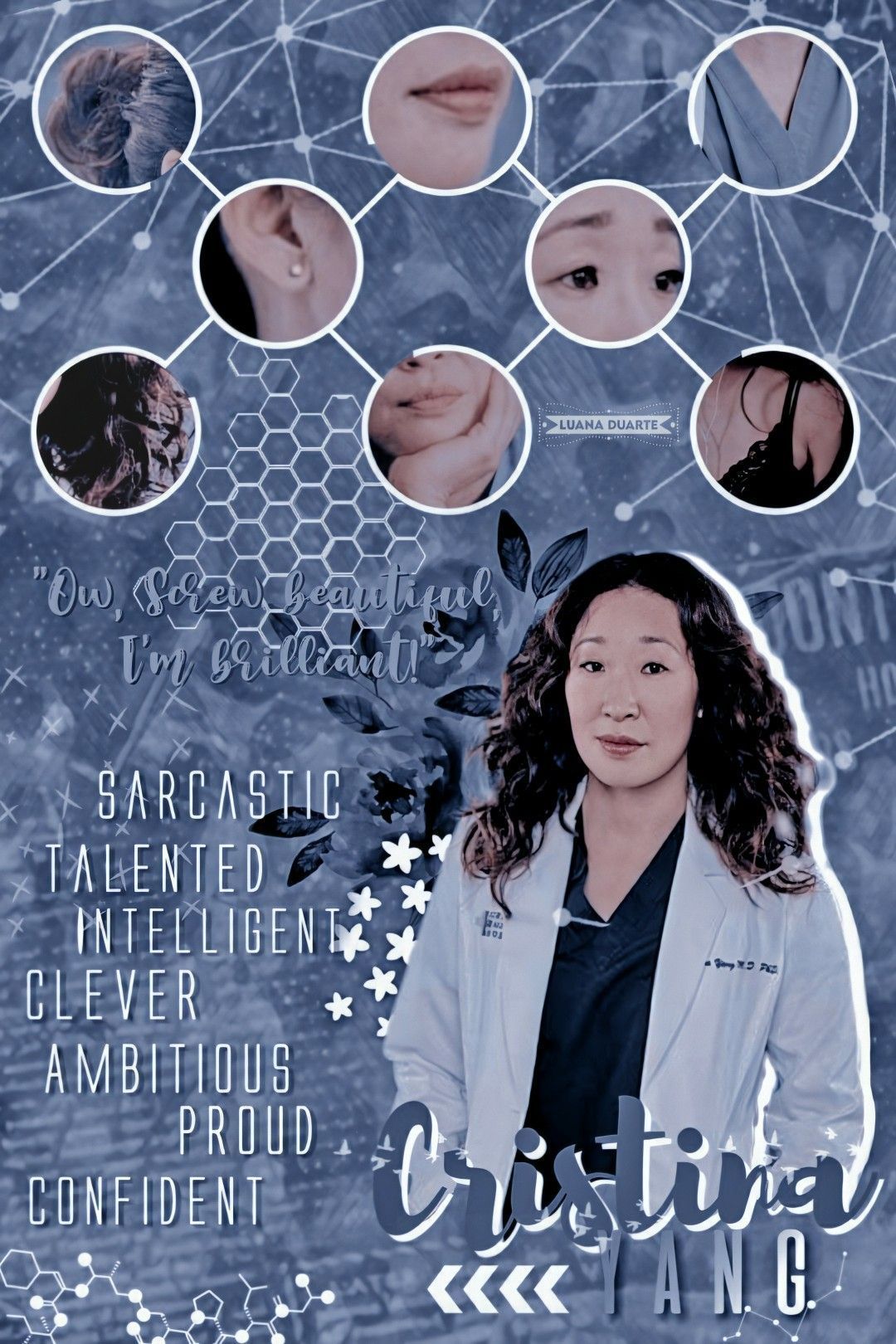 1080x1620 Corpo Personalidade Cristina Yang. Greys Anatomy, Grey Anatomy Quotes, Greys Anatomy Characters