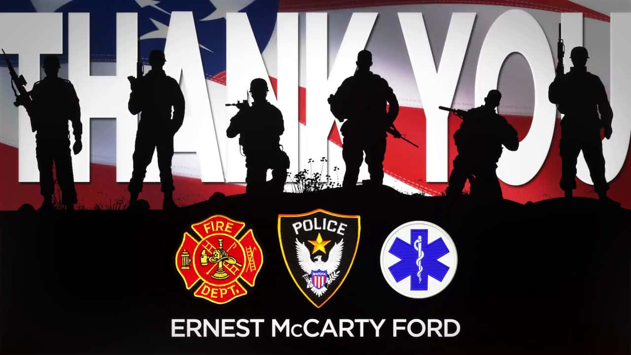 1280x720 National First Responders Day Wallpaper