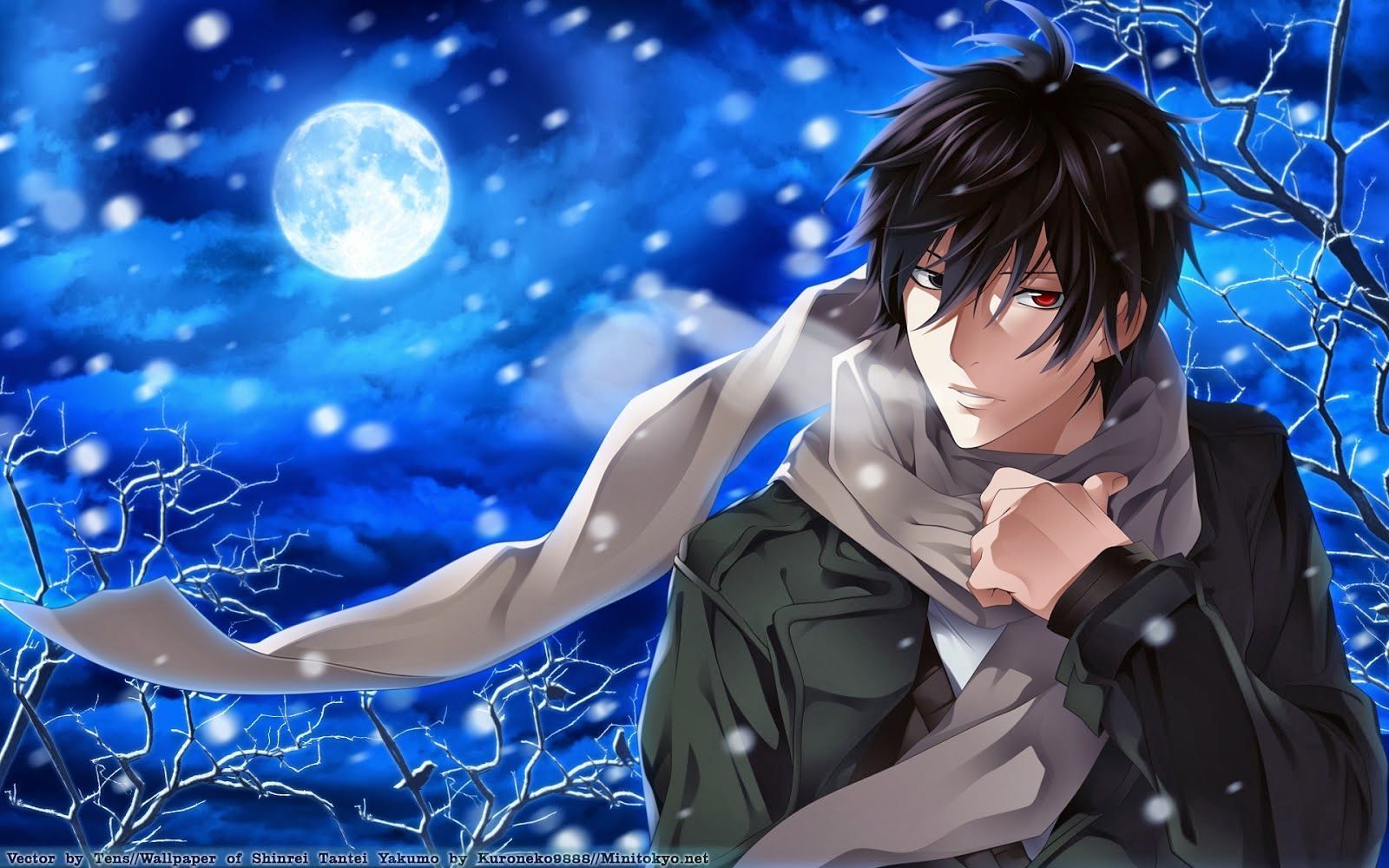 1600x1000 Winter Boy Anime Wallpaper
