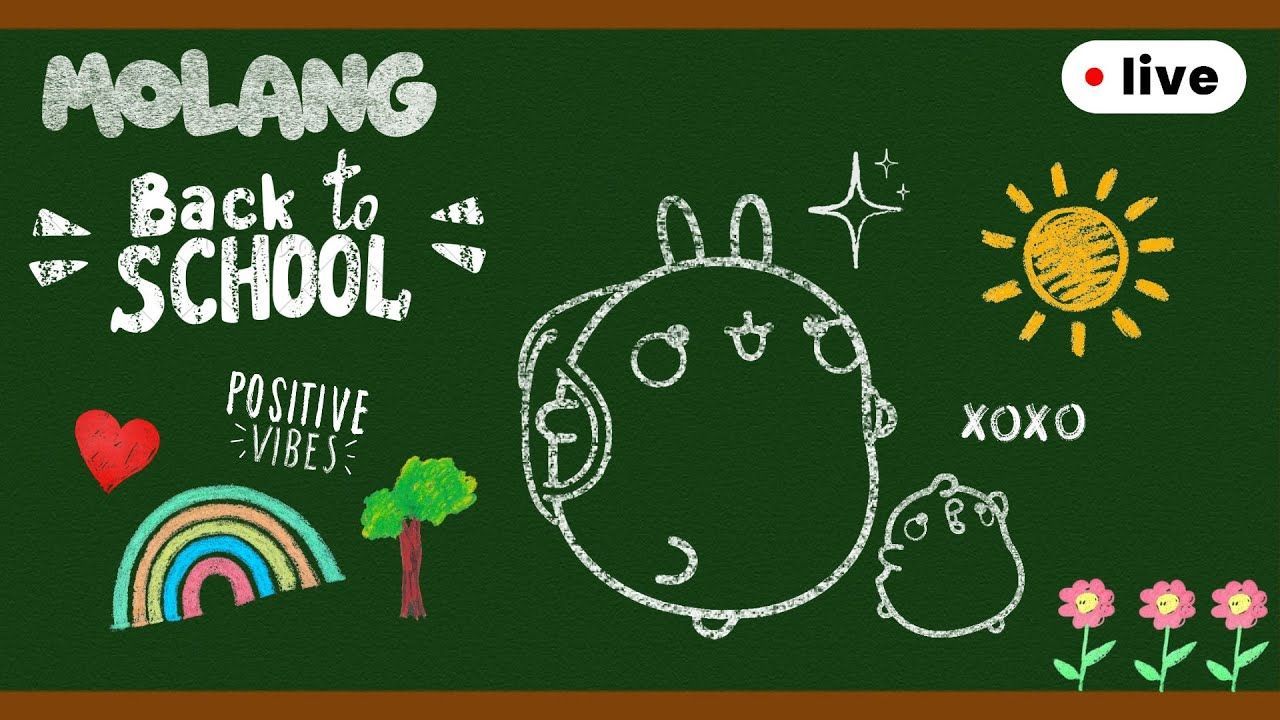 1280x720 Back to School with Molang and Piu Piu. Live