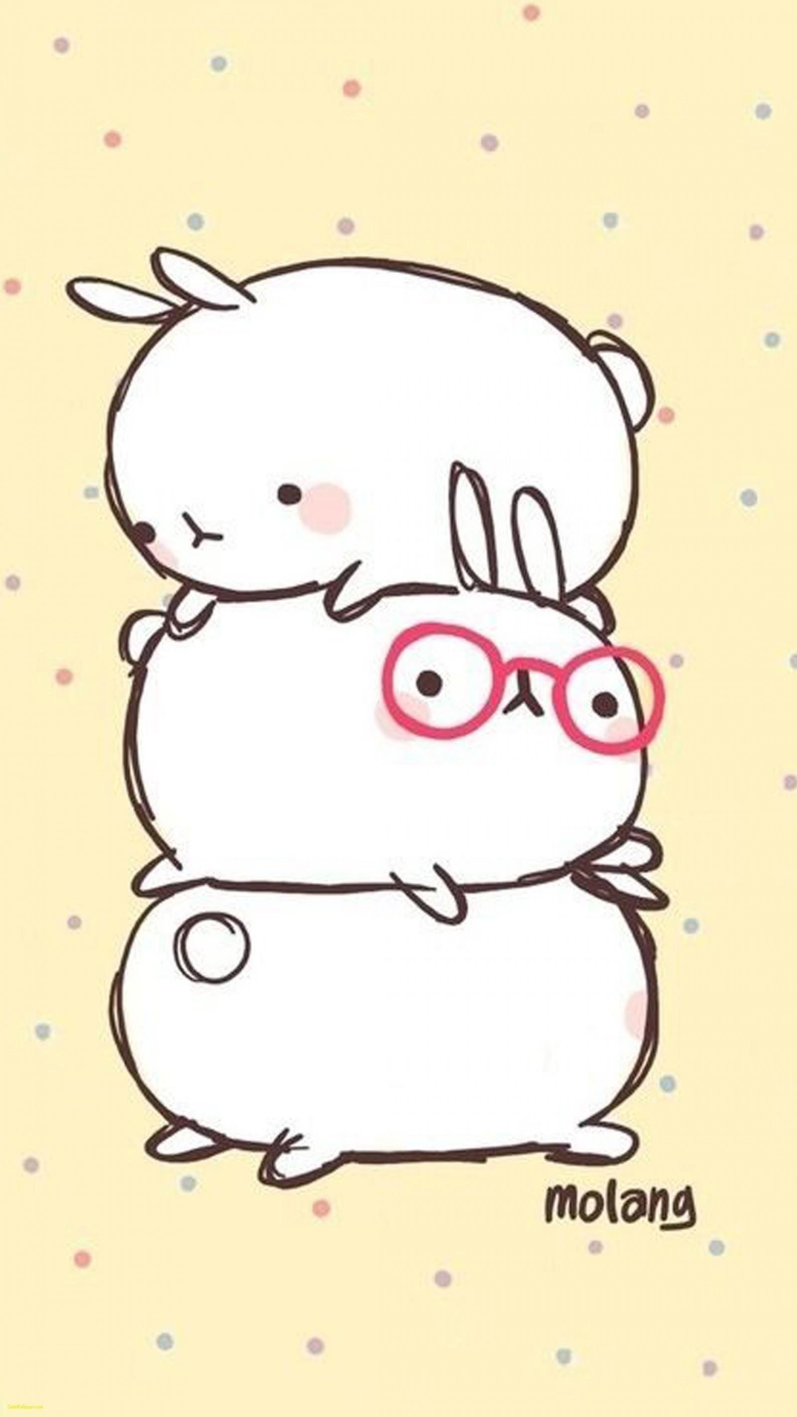 1600x2844 Cute Molang Wallpaper Download