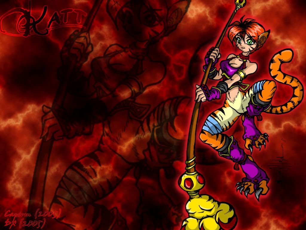 1024x768 Breath of Fire 2 (Katt) Wallpaper by HellbenderDX - Fur Affinity [dot] net