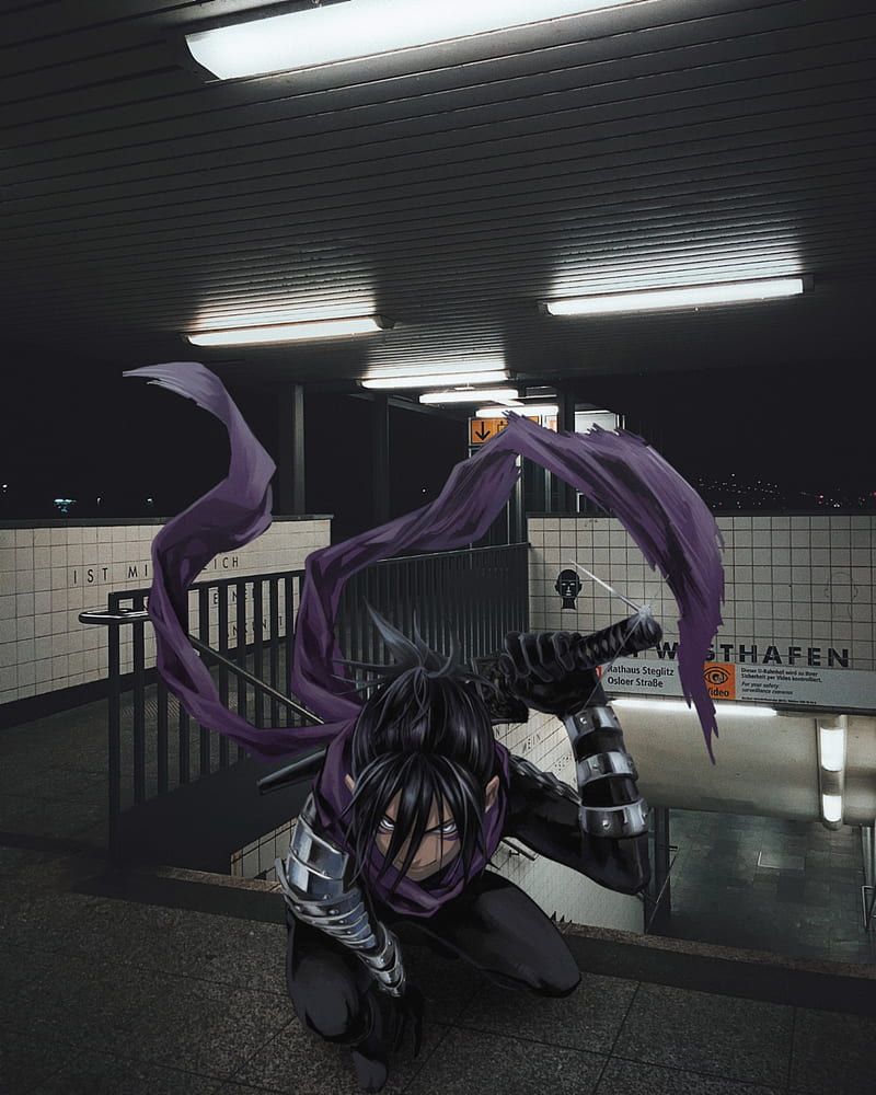 800x1000 Speed O Sound Sonic, anime, fast, lightning, manga, one punch man, subway, swords, HD phone wallpaper