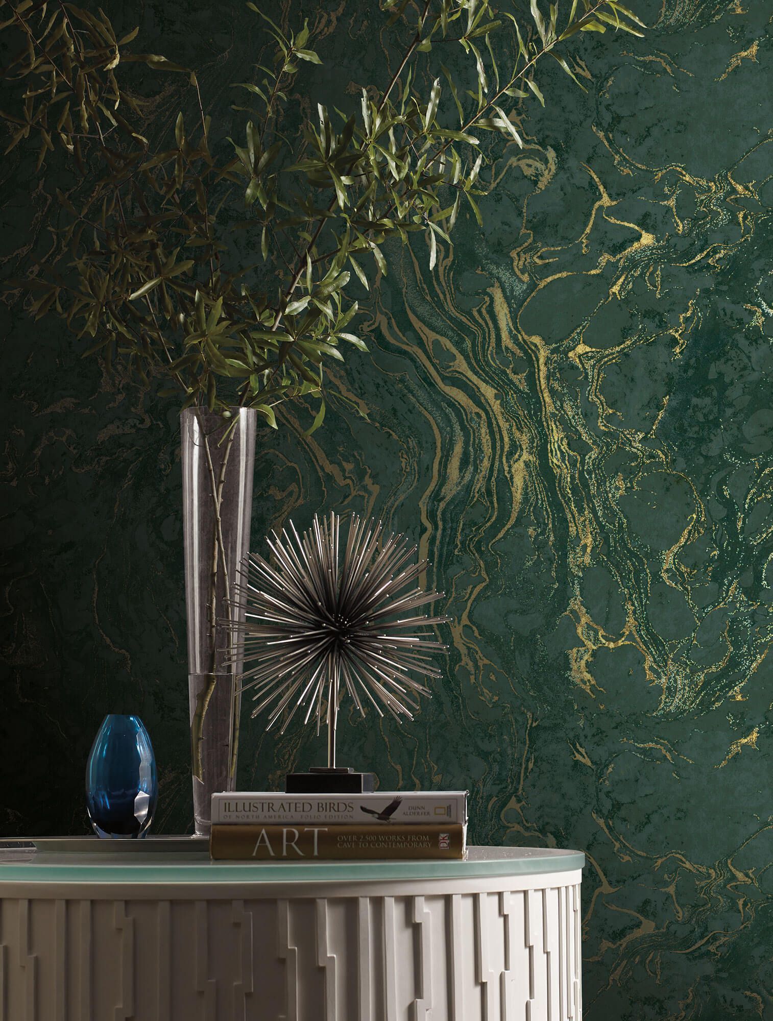 1514x2000 Ronald Redding 24 Karat Polished Marble Wallpaper