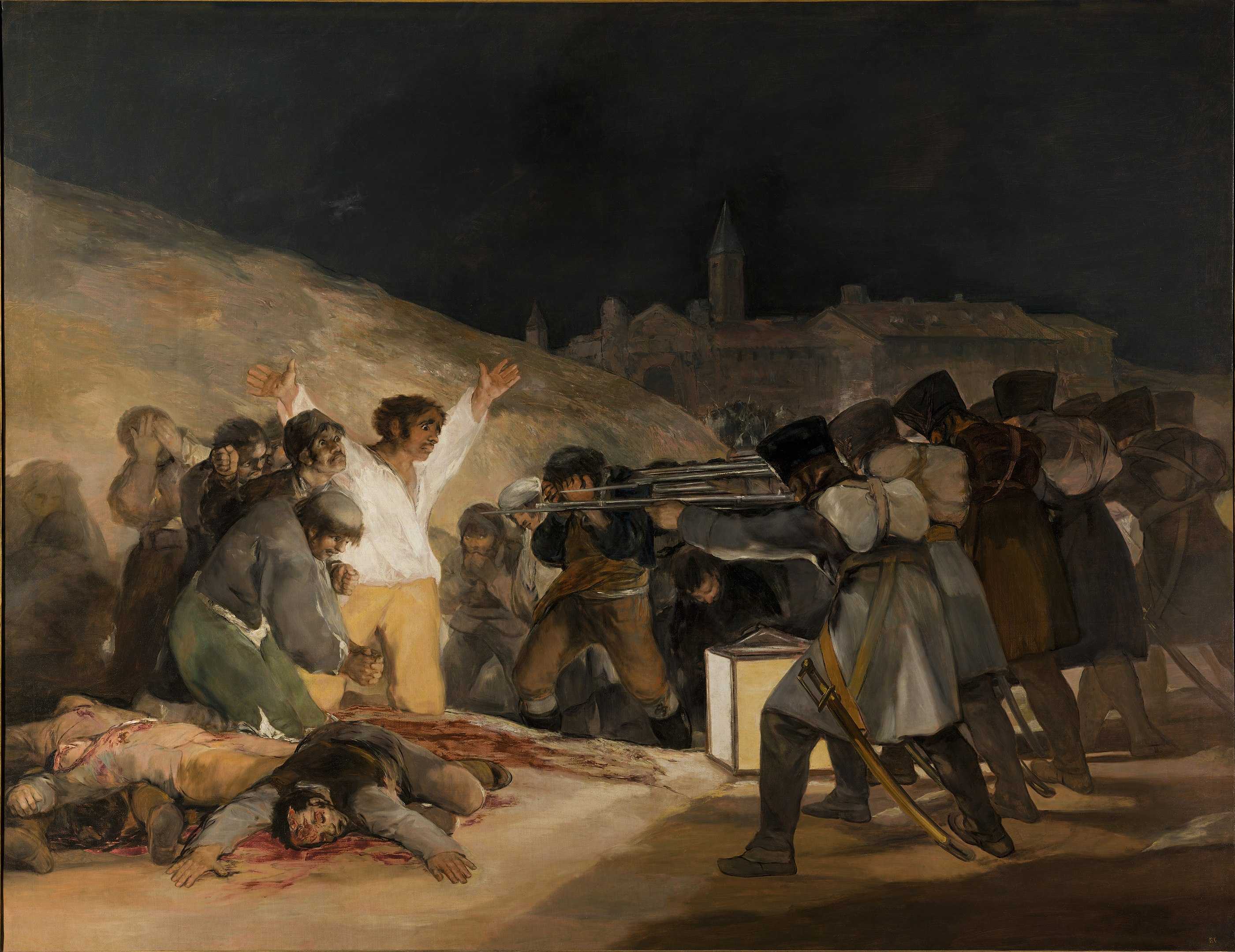 2801x2160 Francisco Goya Tres de Mayo (The Third of May) Resolution Wallpaper