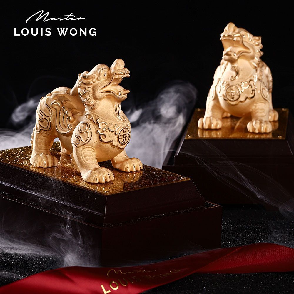 1000x1000 Golden Wealth Pixiu™ (1 Pair) Feng Shui Art Piece Louis Wong's Official Website