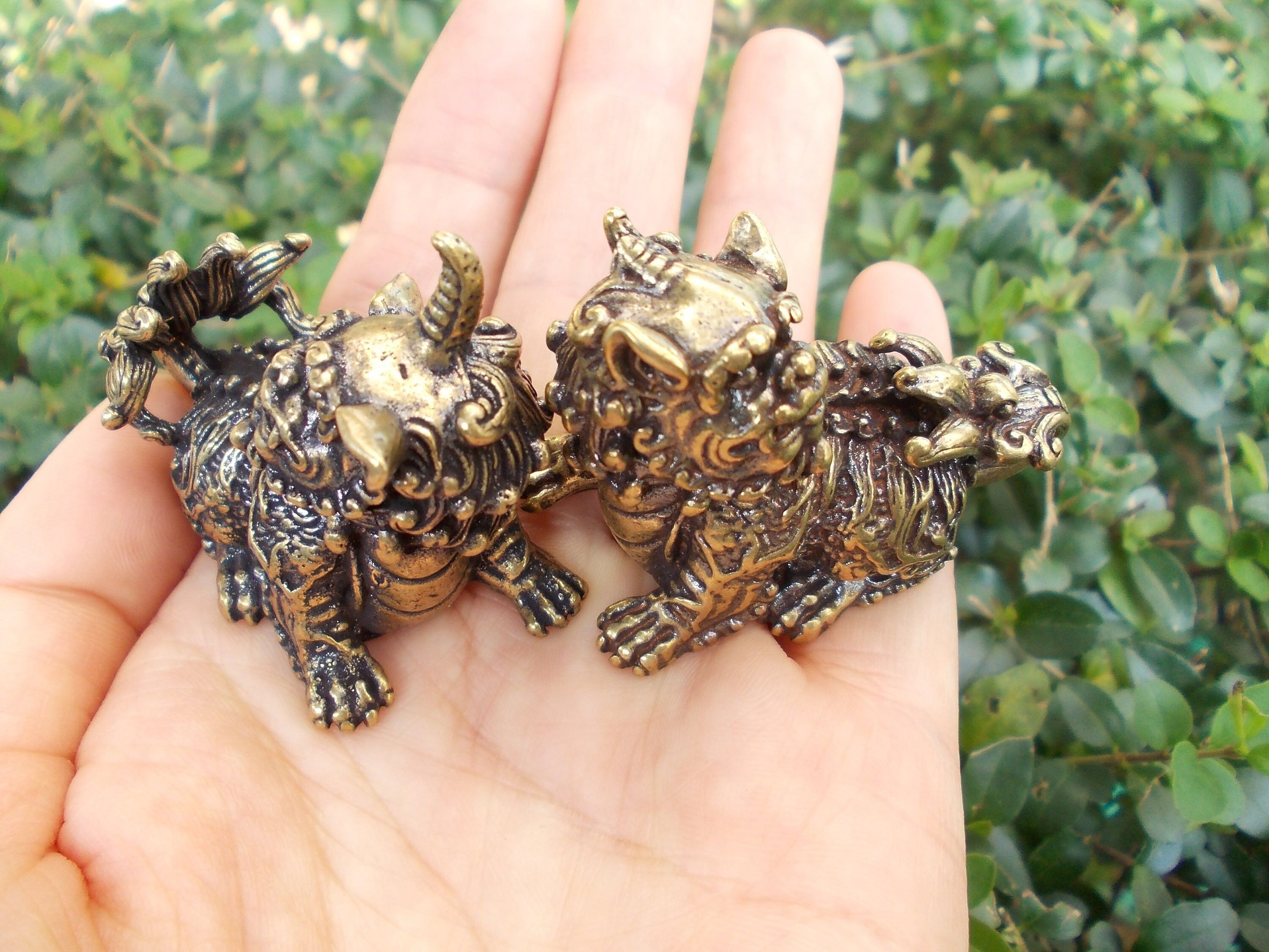 3000x2250 Buy Get 2vtgbrasslover Vtg Vintage Style Brass Pixiu Statue Online in India